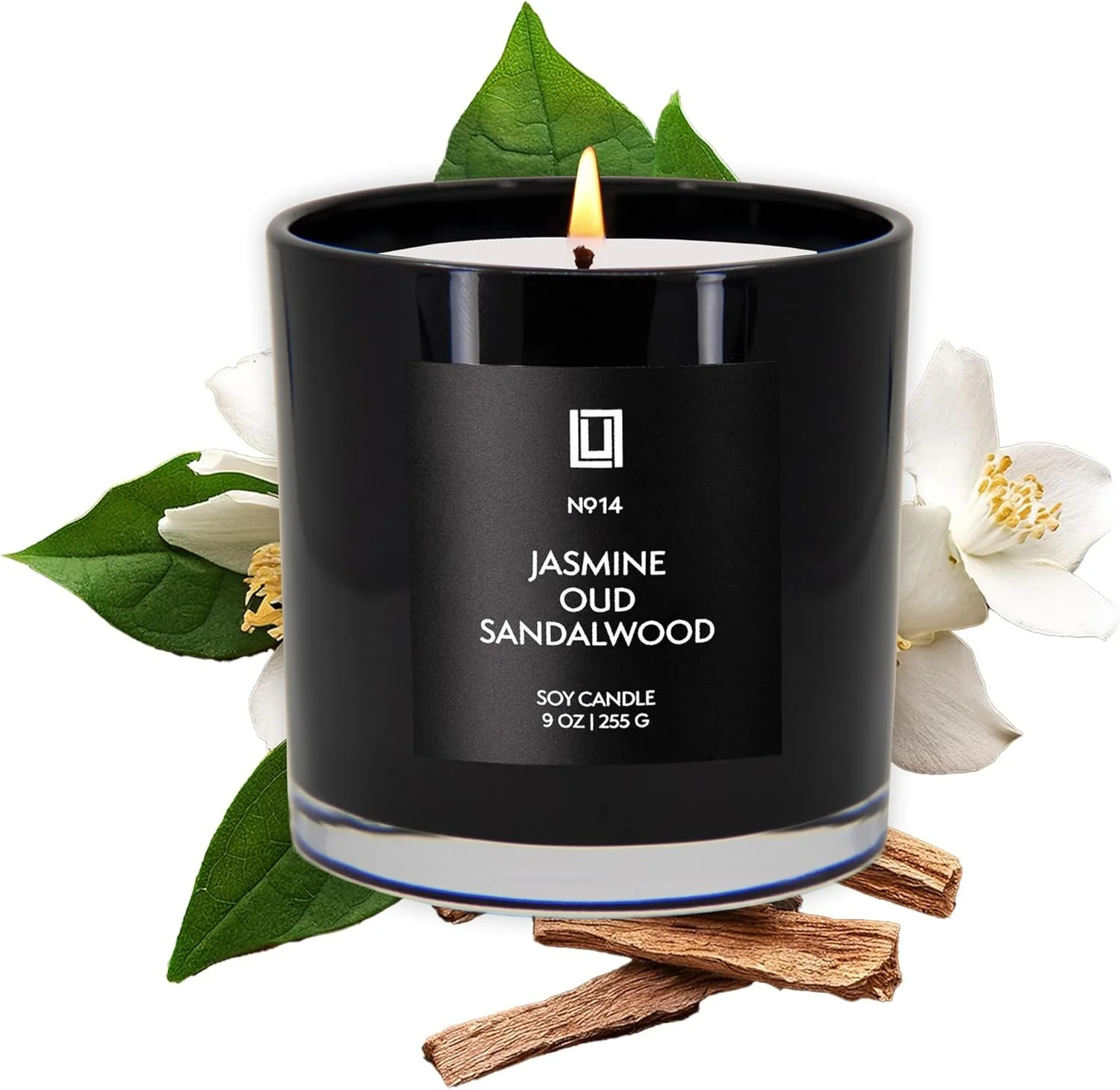 Lulu Candles Jasmine, Oud & Sandalwood Scented
