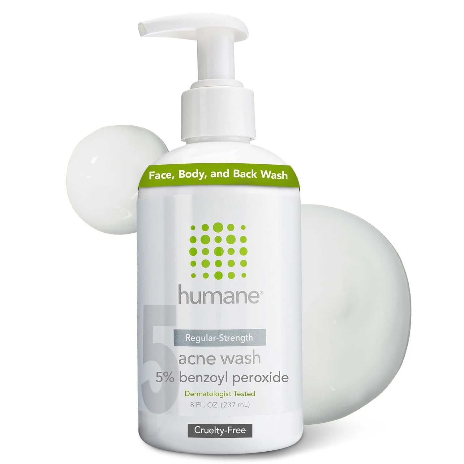 humane Benzoyl Peroxide Face Body & Back Wash 