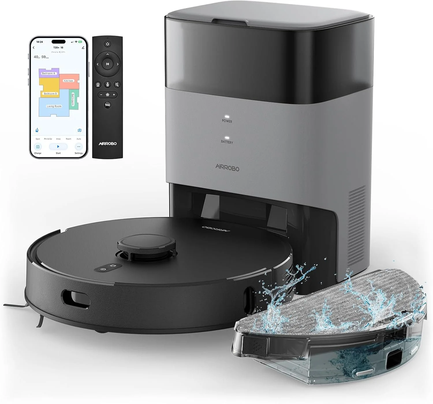 AIRROBO Robot Vacuum...