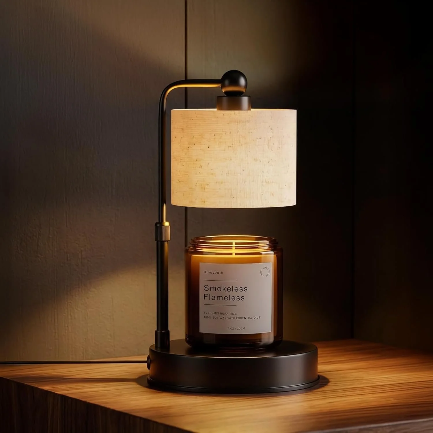 Bingyouth Candle Warmer Lamp with Timer