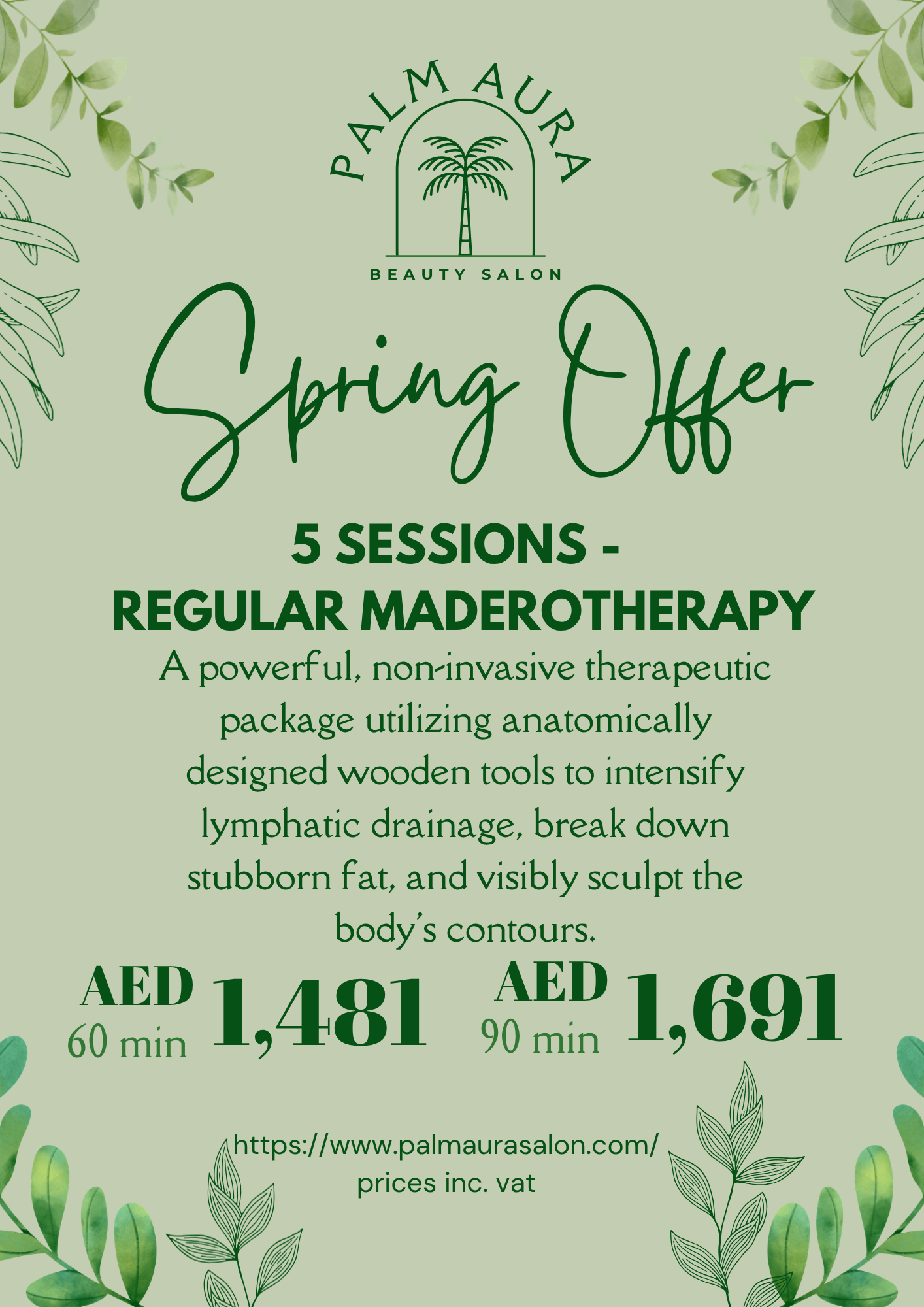 Maderotherapy wood tools slimming Home Massage Dubai