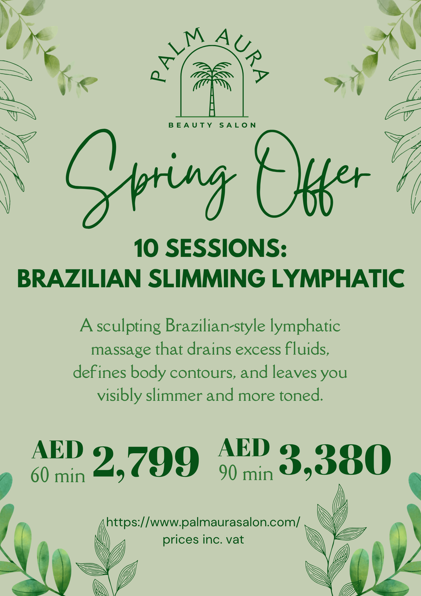 10 Brazilian Slimming Lymphatic home massage in Abu-Dhabi and Dubai