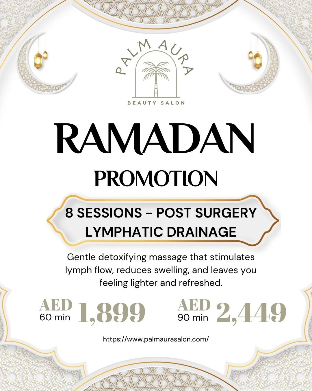 Package of 8 post surgery lymphatic drainage massage for recovery from c-section, liposuction, tummy tuck or BBL in Dubai, Abu Dhabi or Sharjah