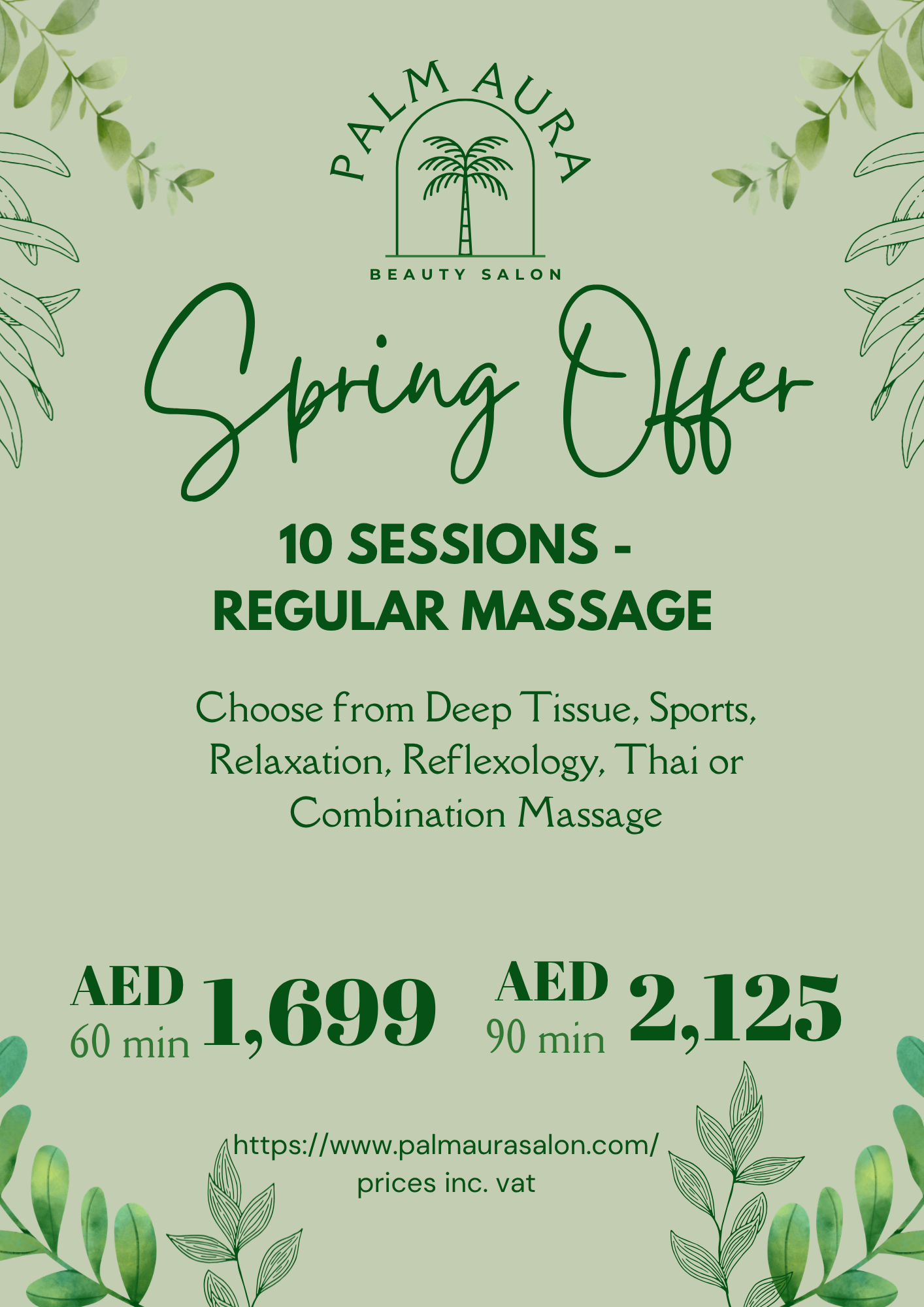 10 Regular home massage sessions in Dubai and Abu-Dhabi Reflexology Thai Sports
