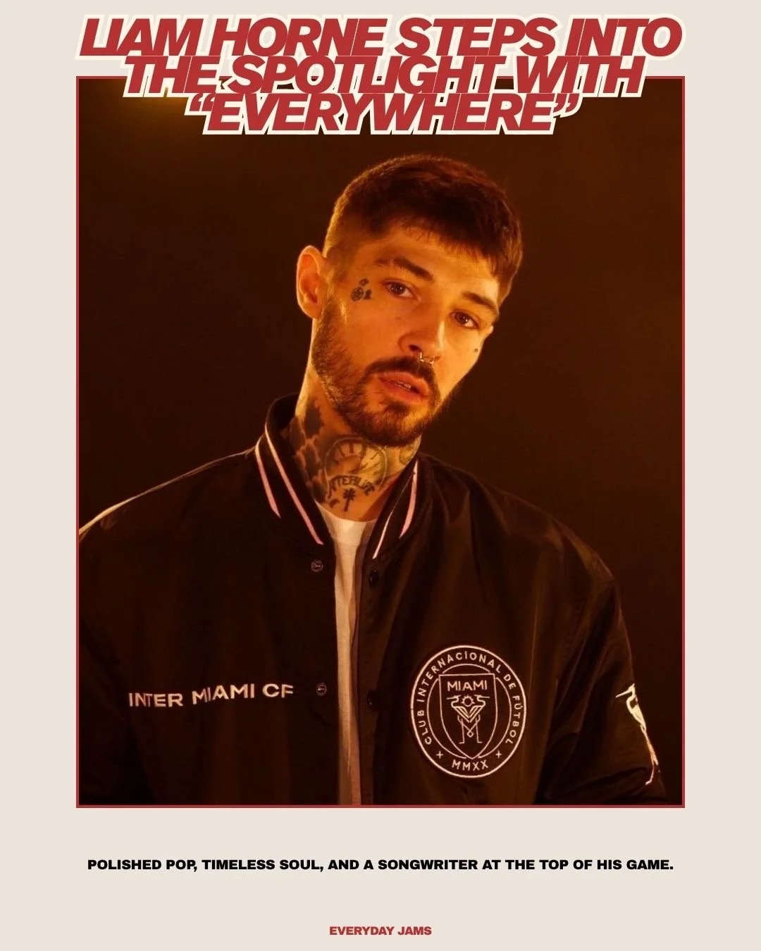 Liam Horne Steps Into the Spotlight With “Everywhere” and Its Cinematic New Video