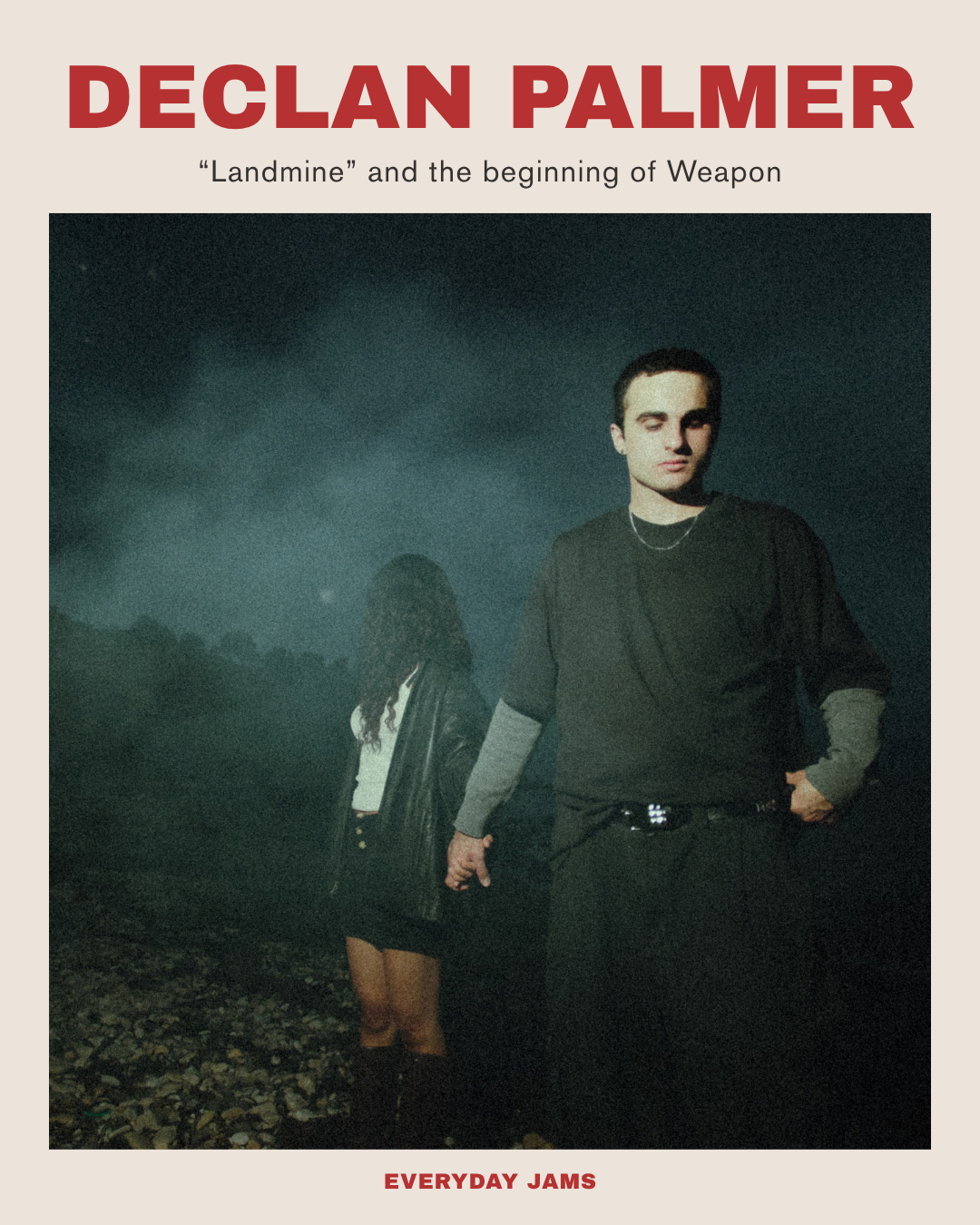 Declan Palmer Talks “Landmine,” Weapon, and Learning to Trust His Own Instincts