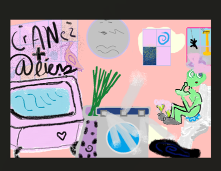 Cranez 'nd AlienZ Graphic Tee