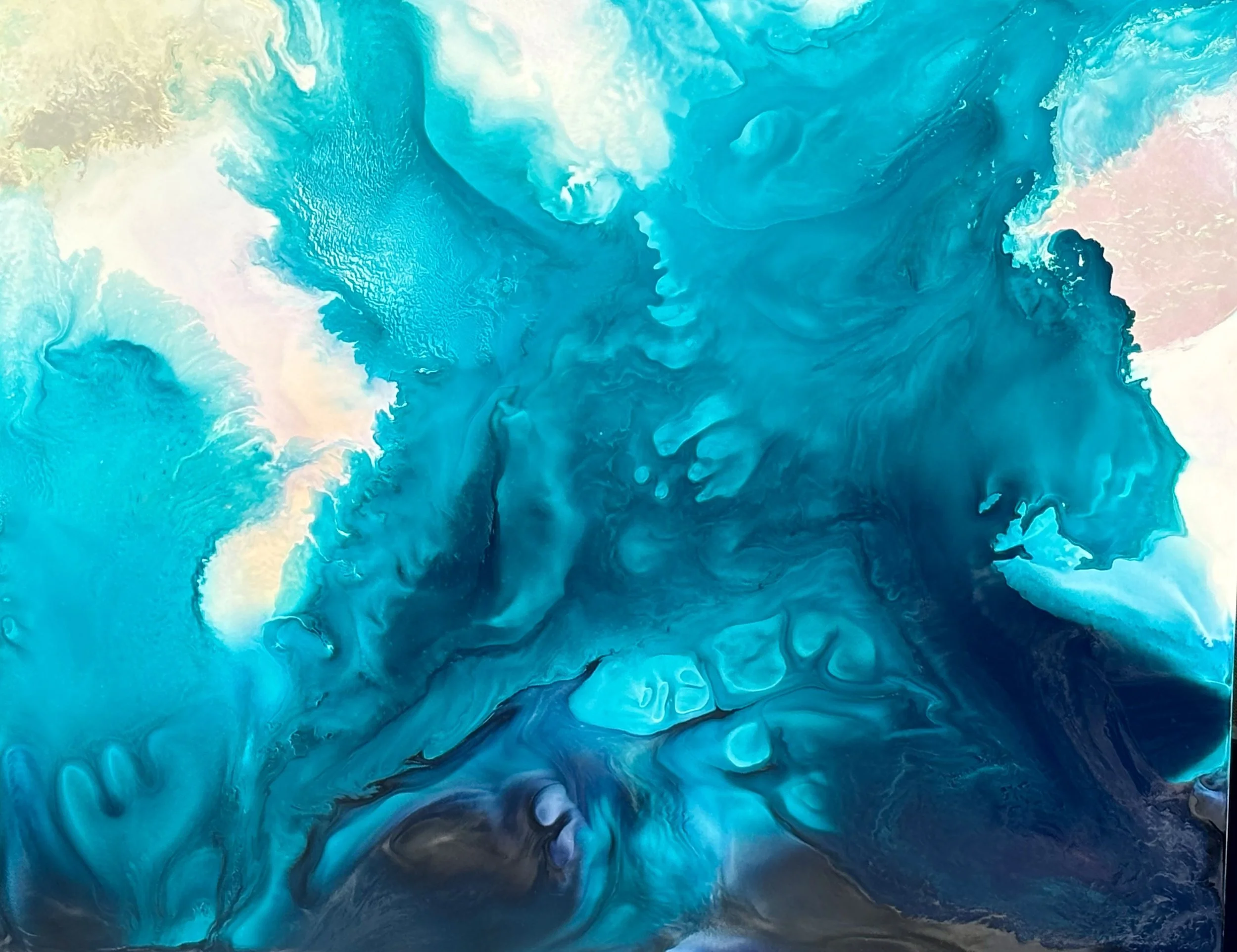 Riptide | 40x50 | Acrylic on board | 2026 $4,000