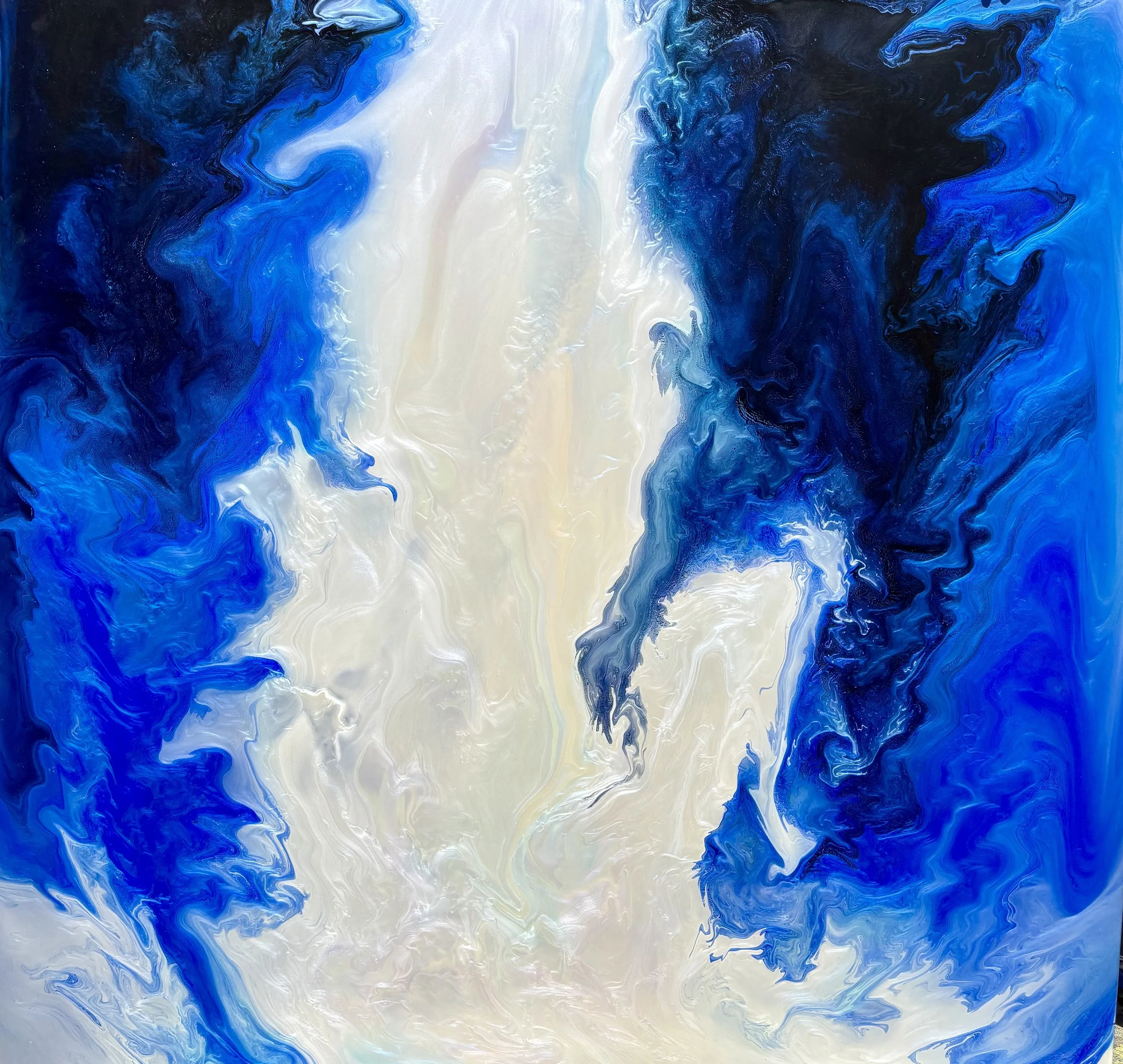 White Water 40x50 acrylic on panel $11,000 2025