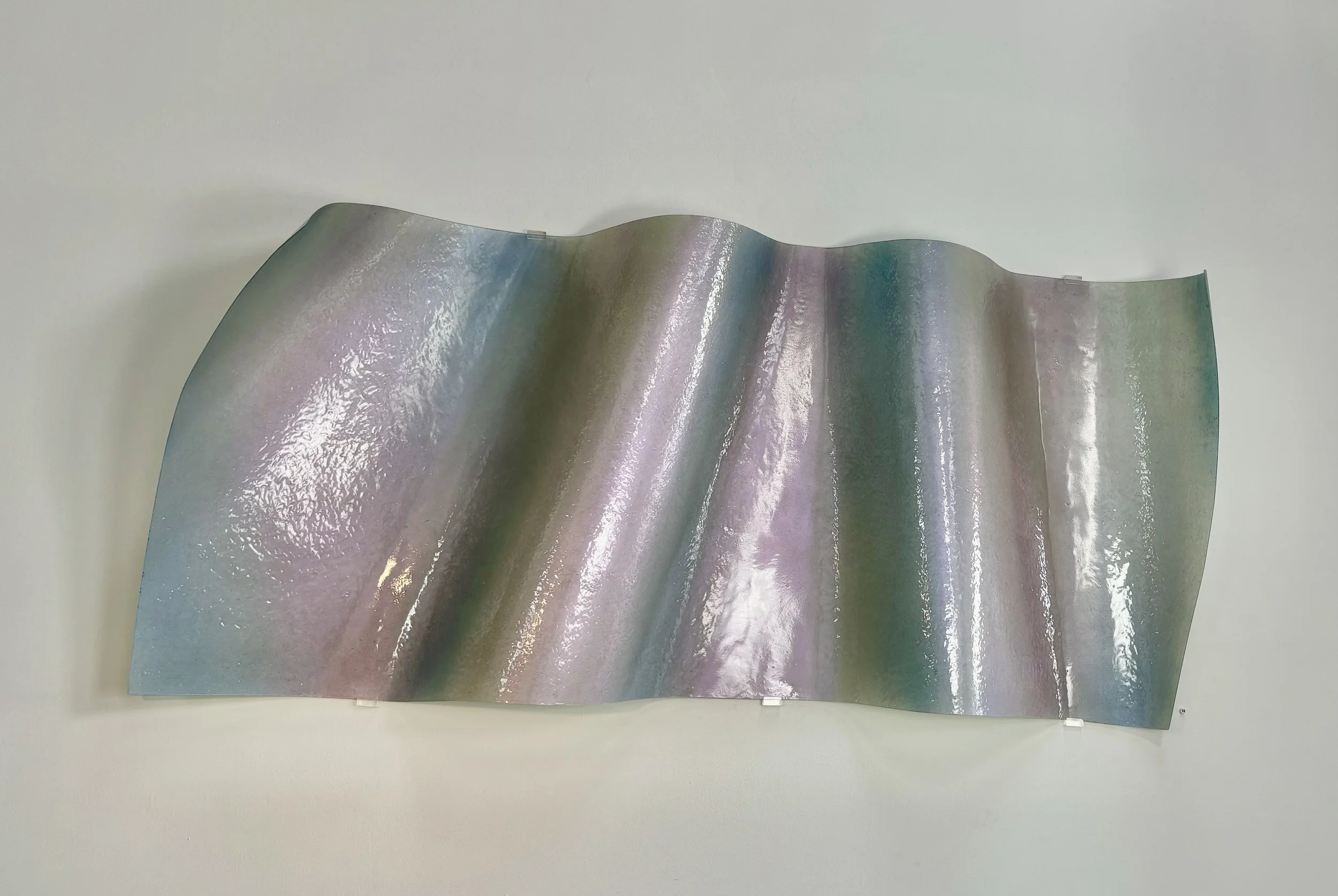Visable Spectrum ll fiberglass sculpture 48”x6’ 2024 $16,000