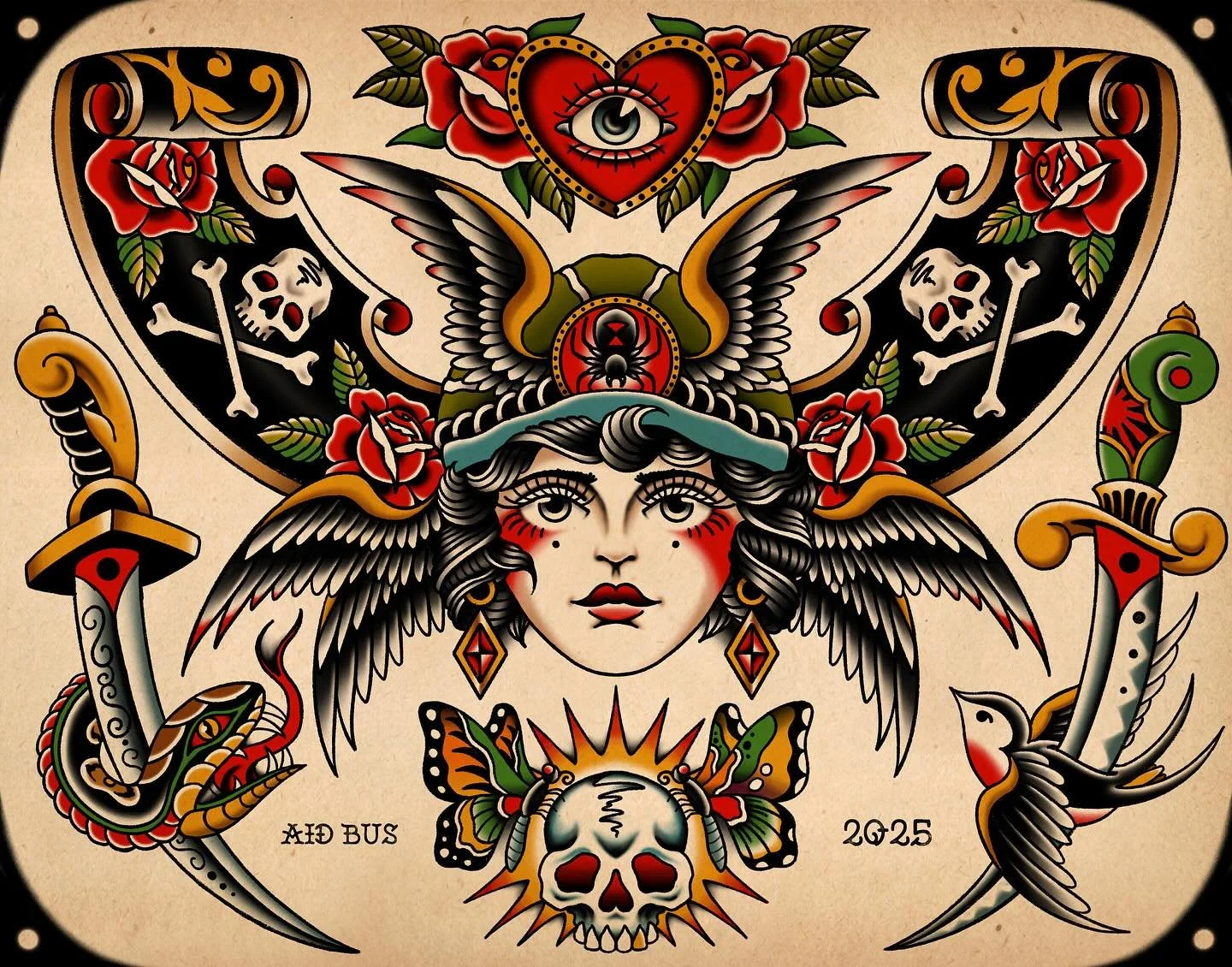 ‼️NEW FLASH‼️
Been super excited to post this, spider murphy inspired flash sheet. I am finally booking again at a new location @darkheartchicago 
‼️ Im booking for DECEMBER &amp; JANUARY ‼️
DM or Email