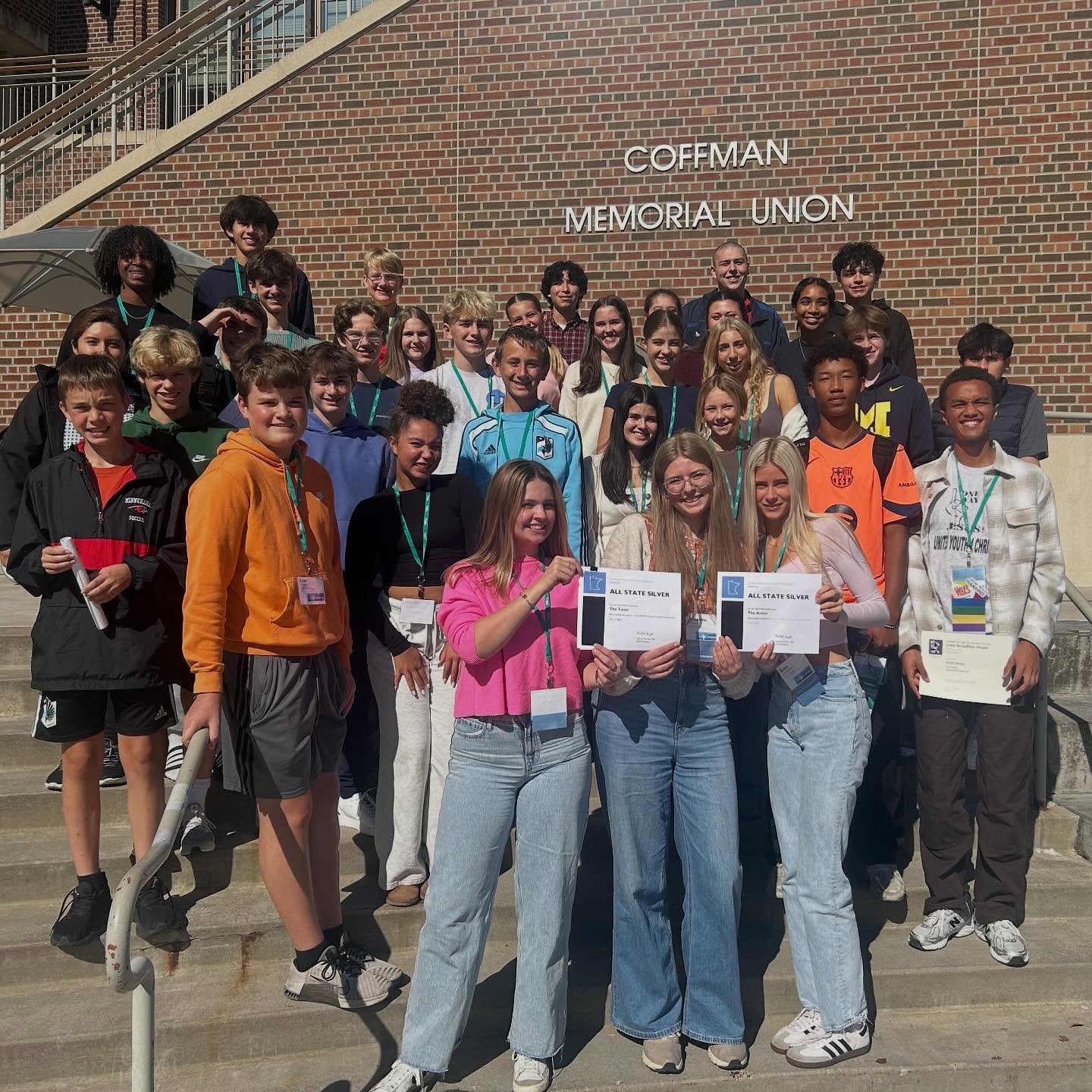 MA journalism won big today, congrats to all our individual award winners!! #myminnehaha