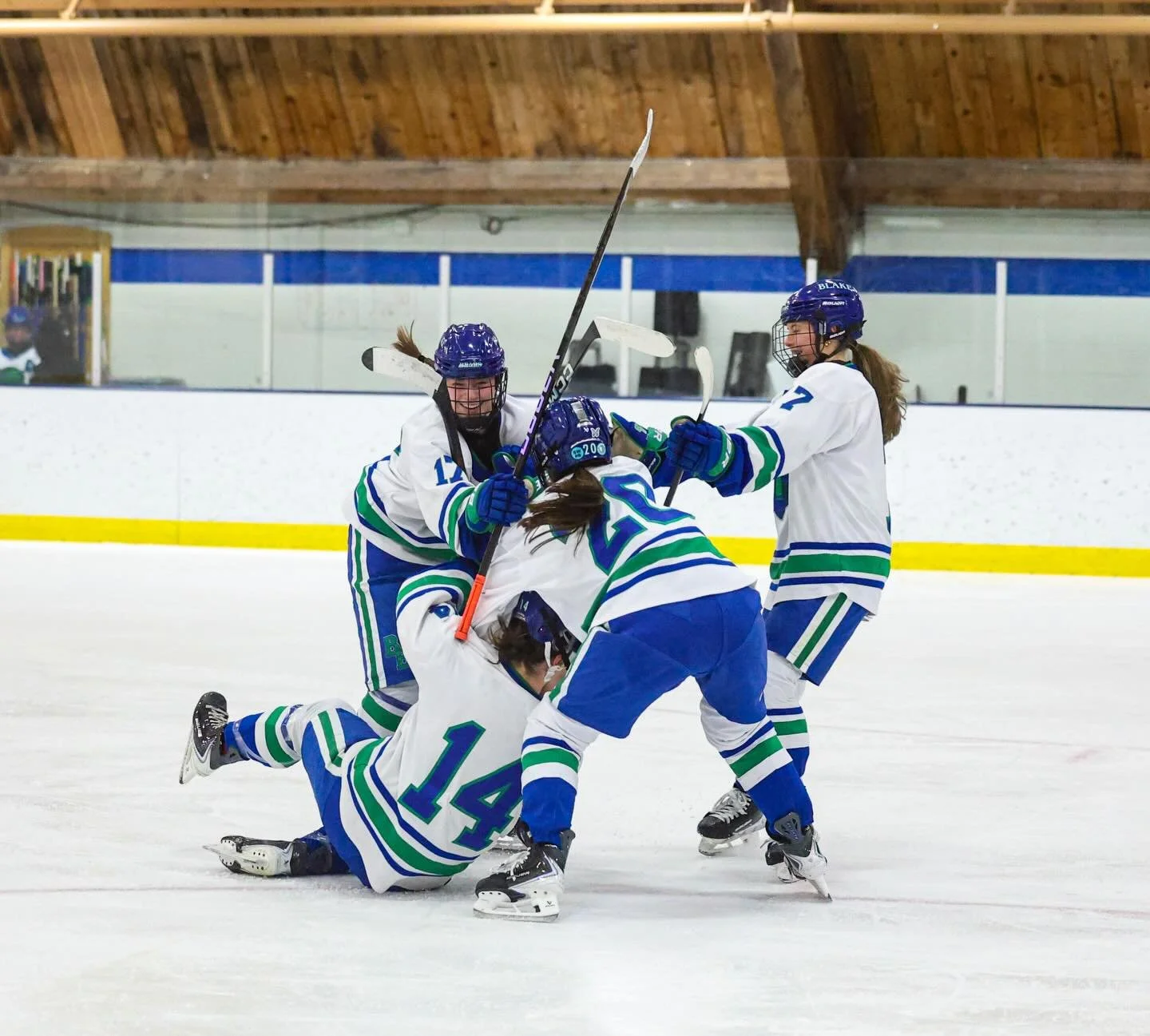Blake Girls Hockey beats Minneapolis 2-1 to advance to section finals.