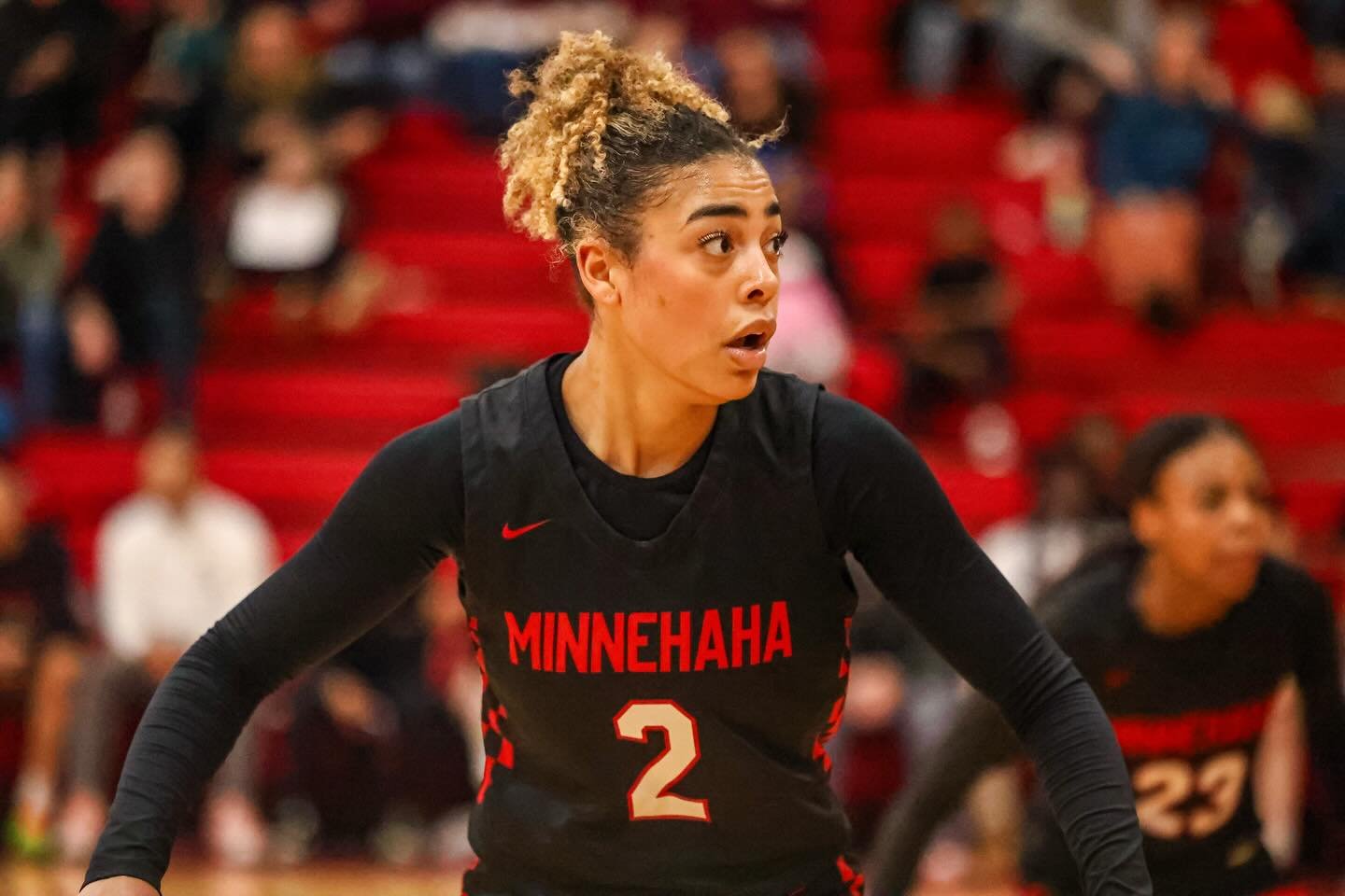 Minnehaha Girls Basketball last regular season game vs Crosby Ironton