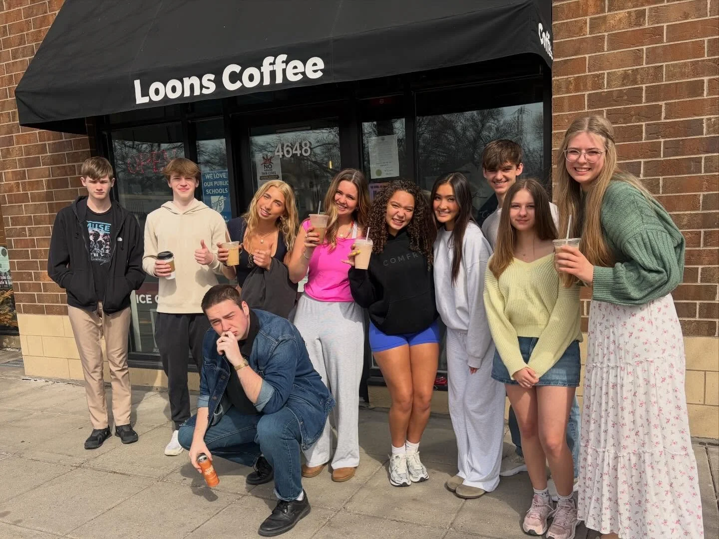 Some class bonding on our first day back from spring break!!