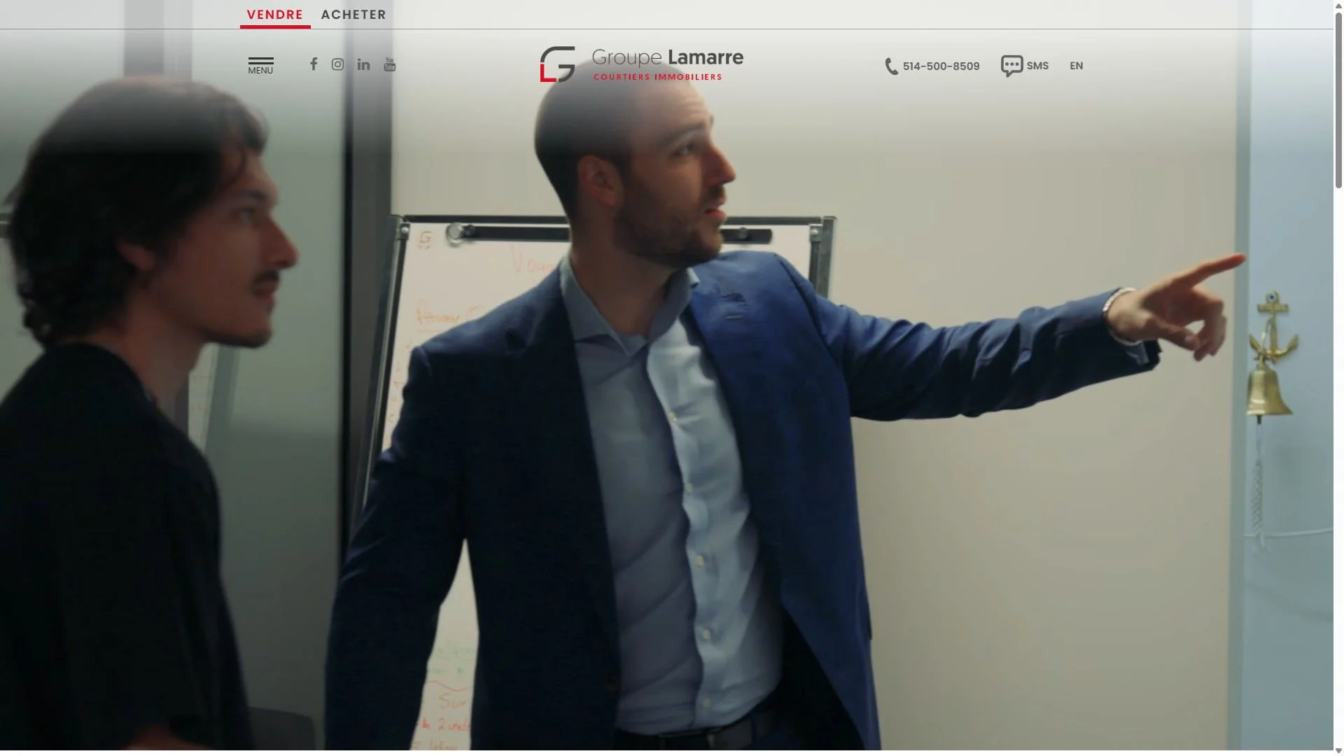 Site web de Dominic Lamarre