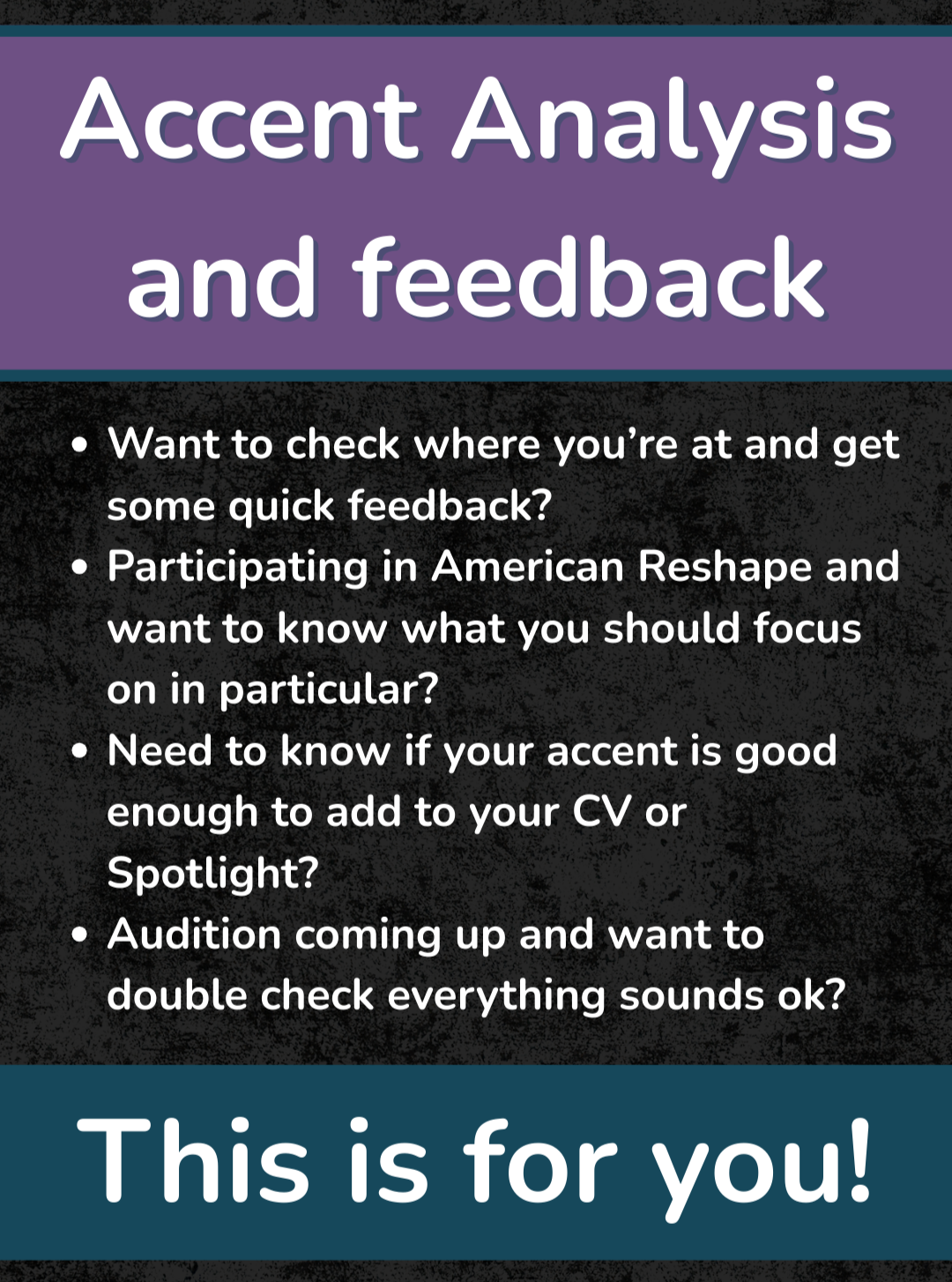 Accent Analysis and Feedback