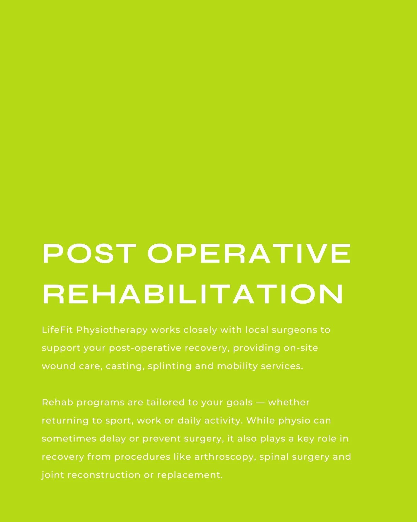 Smoother recoveries start here. We provide on-site post-operative care and personalised rehab plans to help you rebuild strength, mobility, and confidence after surgery.

Give us a call to book in today | (02) 9587 1444.
 
 
 
 
 
 
 
 
 

#HandThera