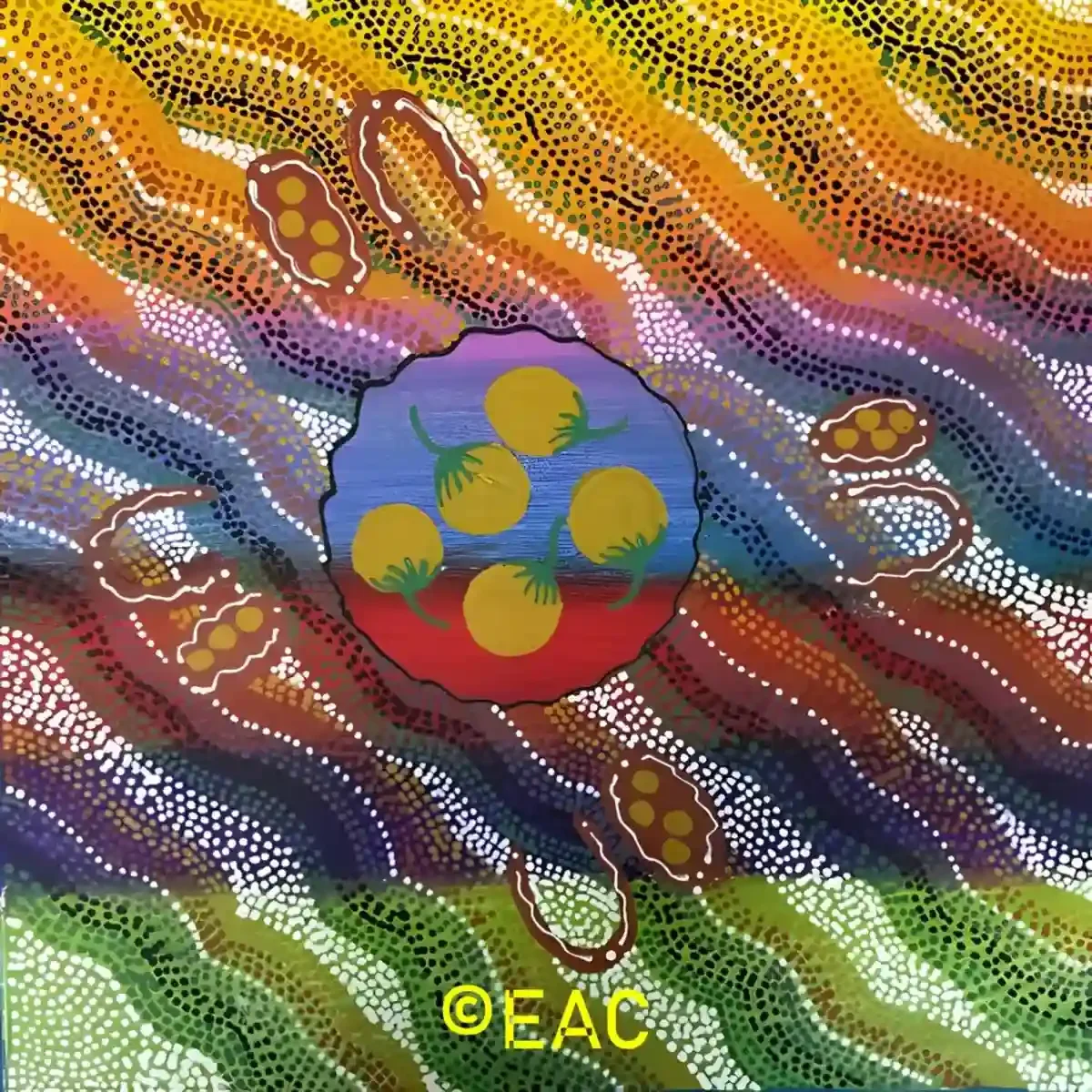 Joanne Tilmouth - Women gathering bush tomatoes