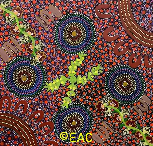 26.103 Women collecting bush tucker - Thelma Dixon.webp
