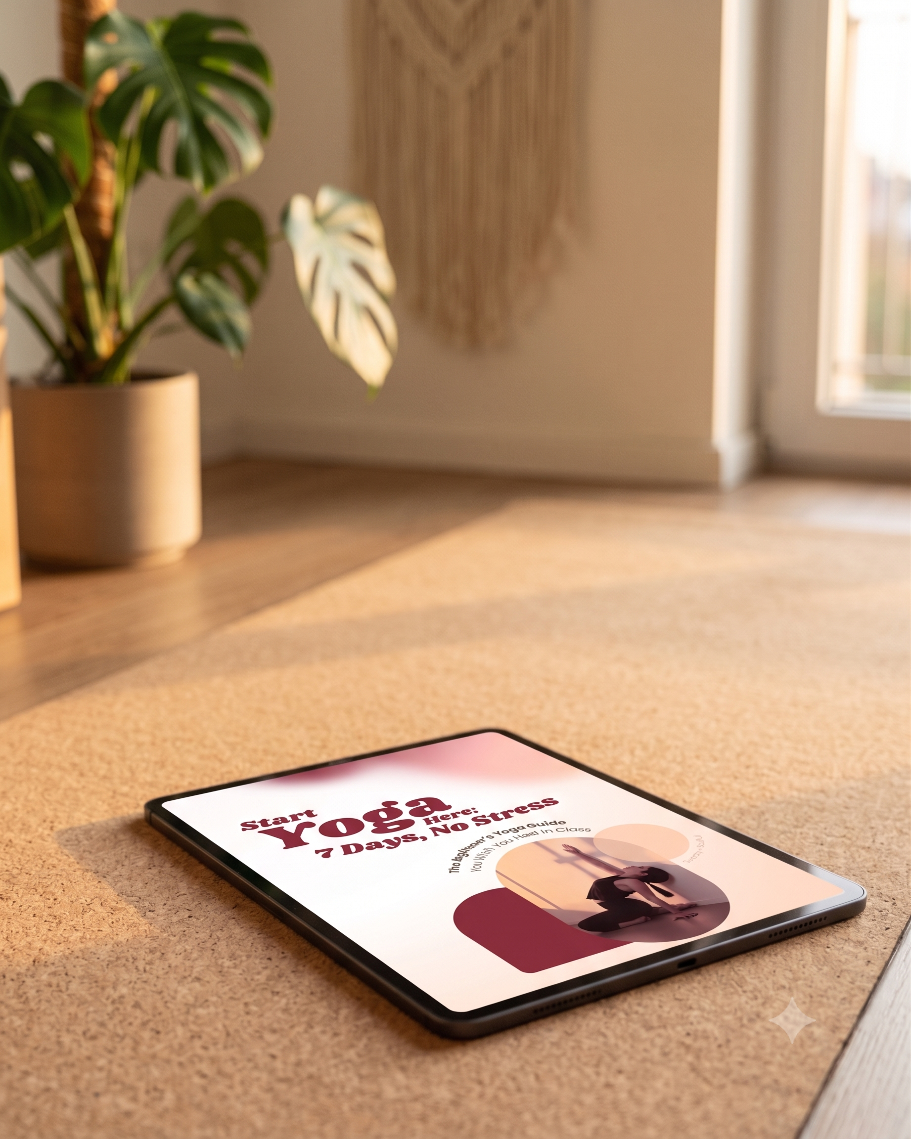 Layout Design | Case Study: Sweaty & Soulful — 7-Day Beginner's Yoga Guide