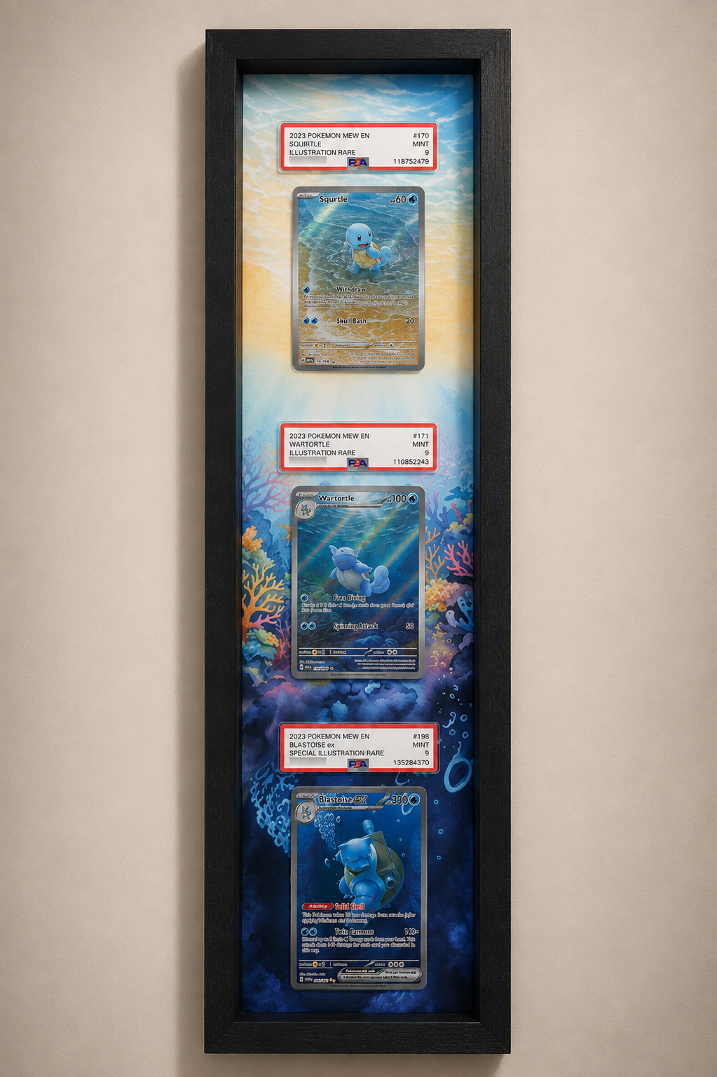 3-Slab Vertical Display — 5×21