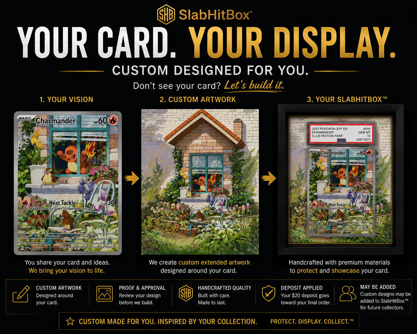 Custom SlabHitBox™ Design Deposit — Start Your Custom Display
