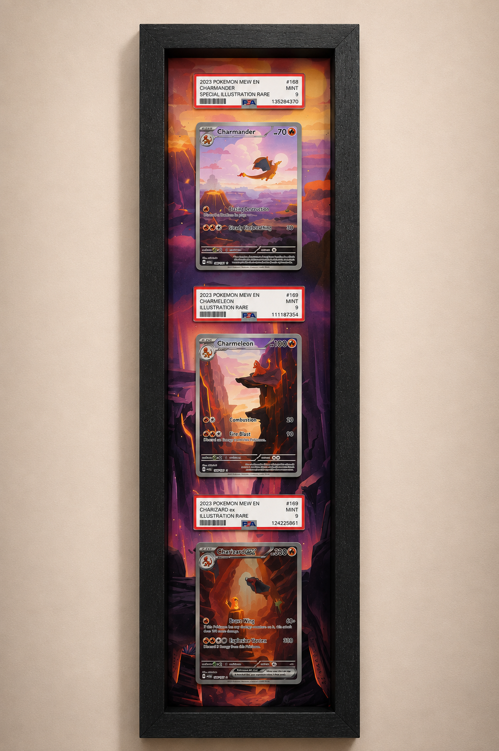 3-Slab Vertical Display — 5×21
