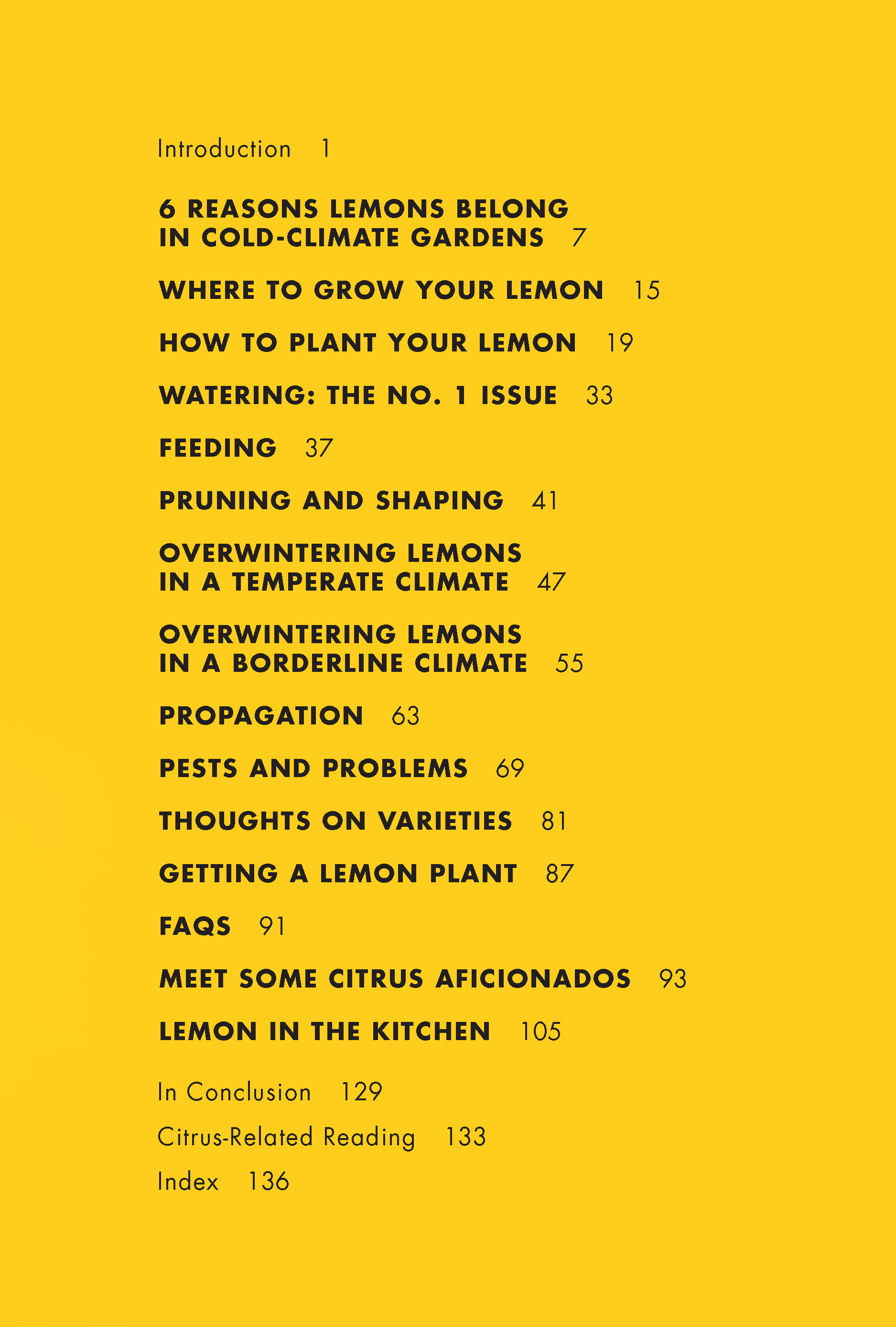 Grow Lemons Where You Think You Can't Table of Contents