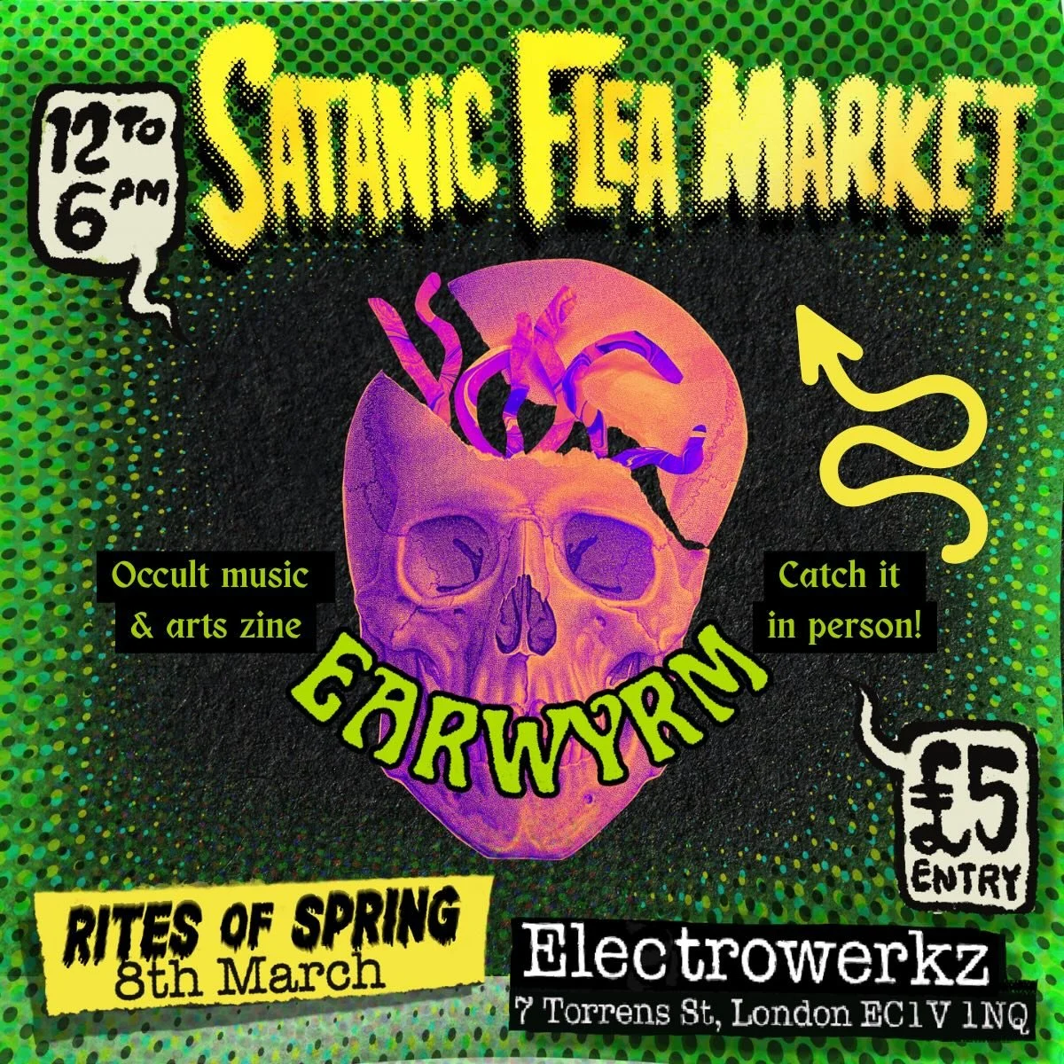 See you there? 👀 

@satanicfleamarket 

#diyzine #satanicfleamarket #occultart #satanicfleamarketritesofspring #musiczine