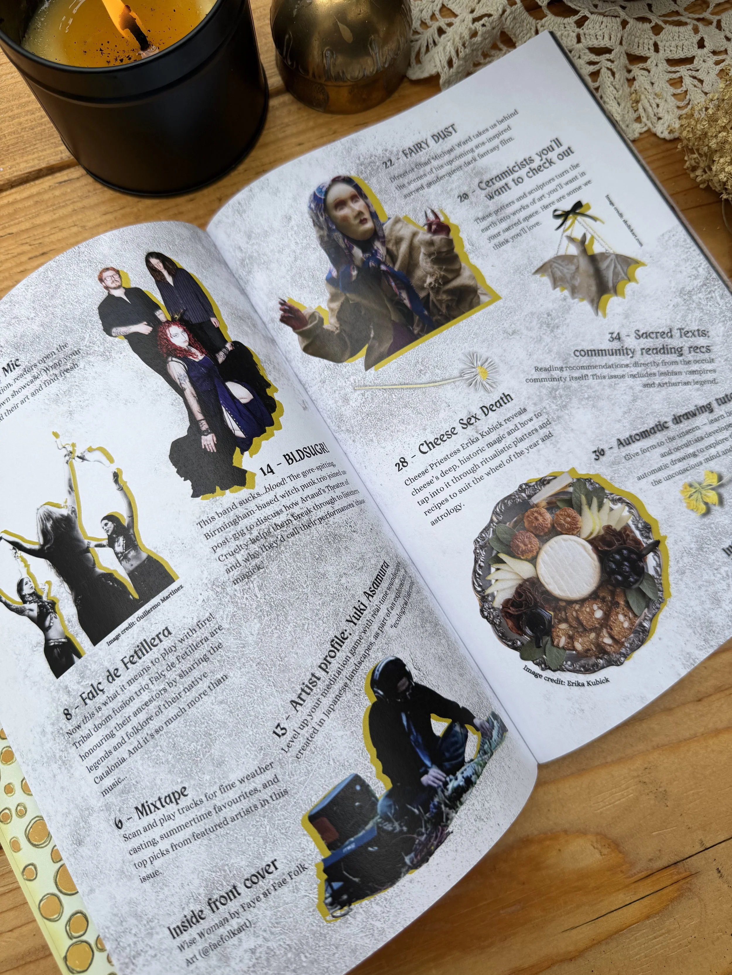 print issue 4 contents page