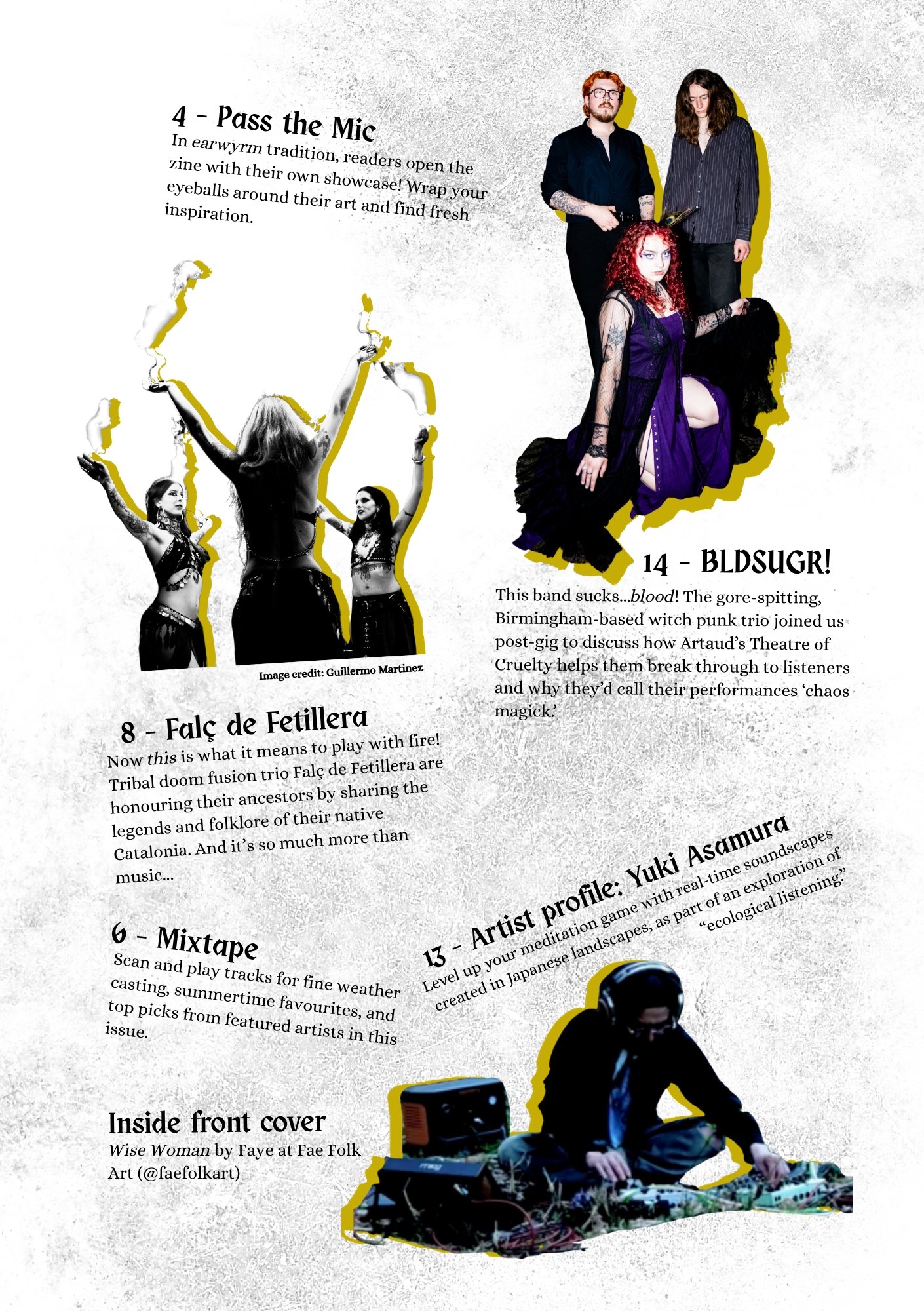 screenshot of the second contents page