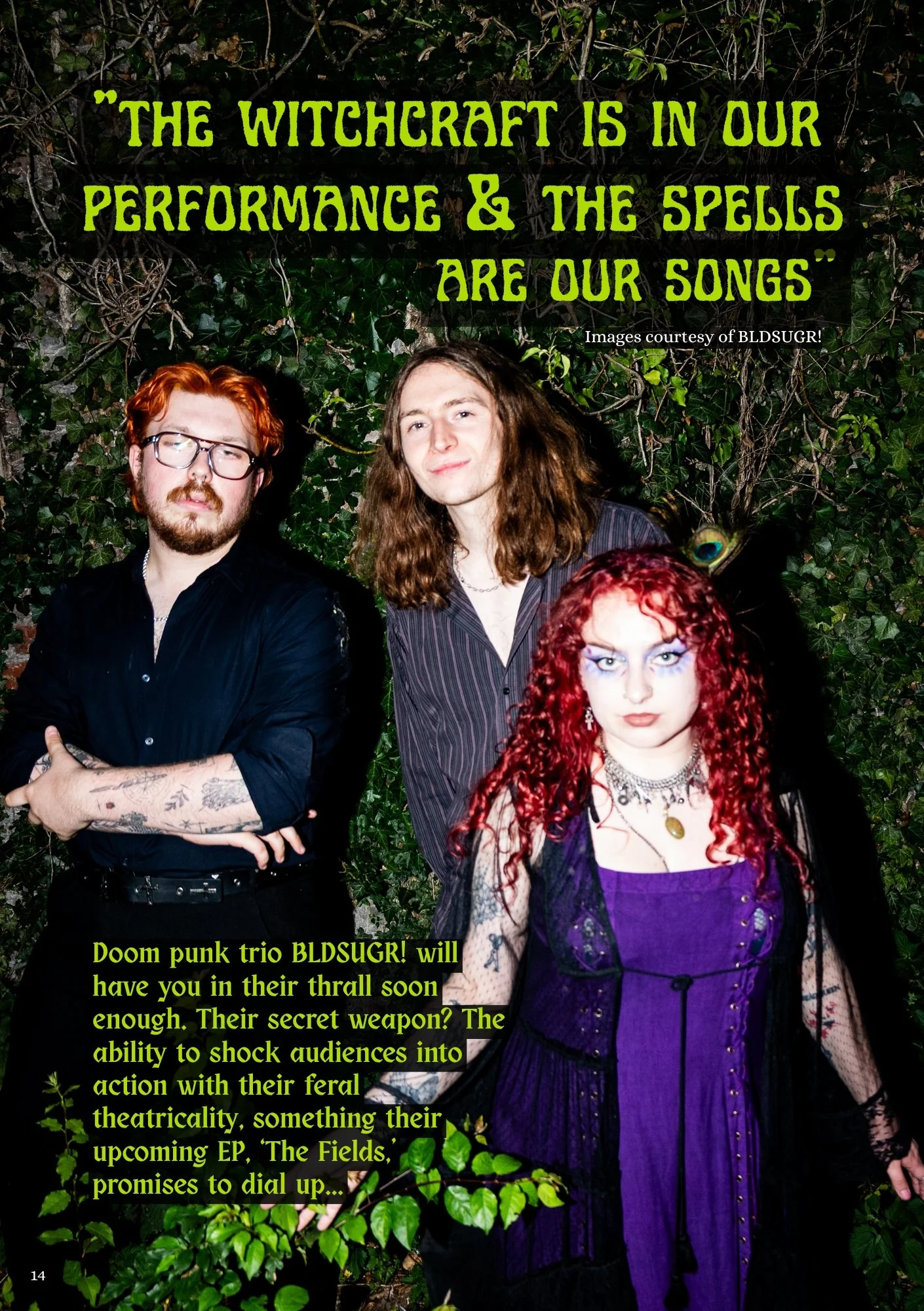 screenshot of the first page of the bldsugr interview