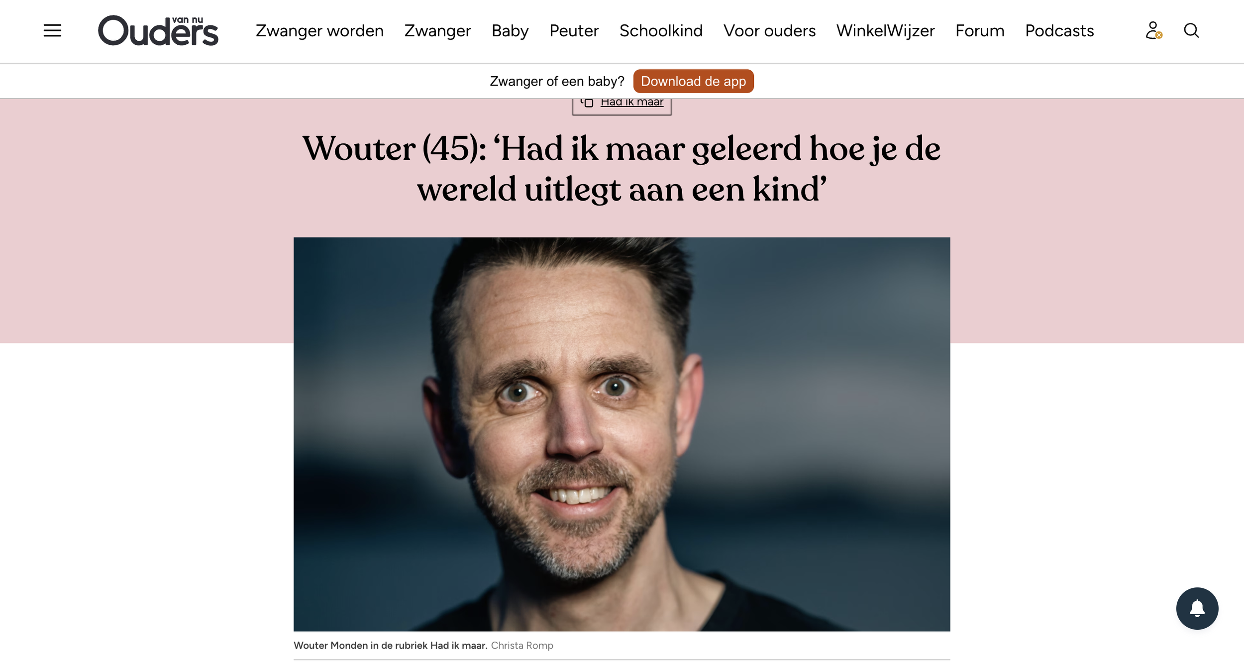 Wouter Monden | Ouders van Nu