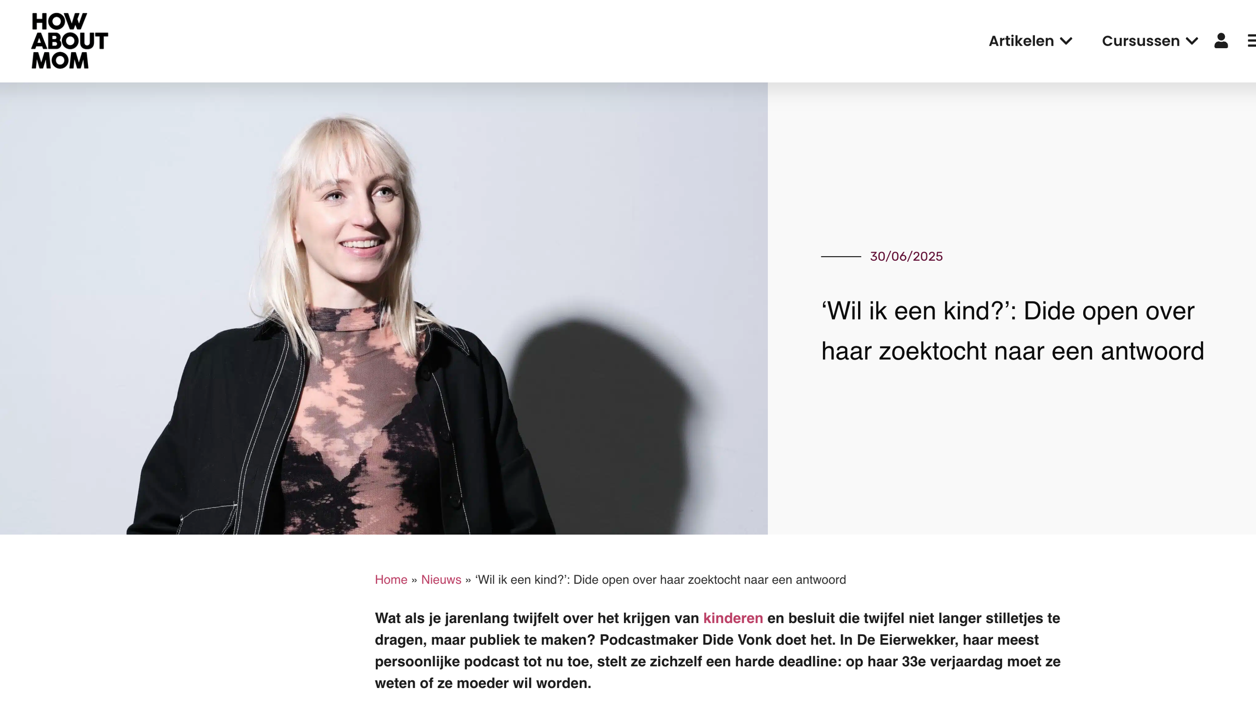 Dide Vonk | De Eierwekker | How About Mom