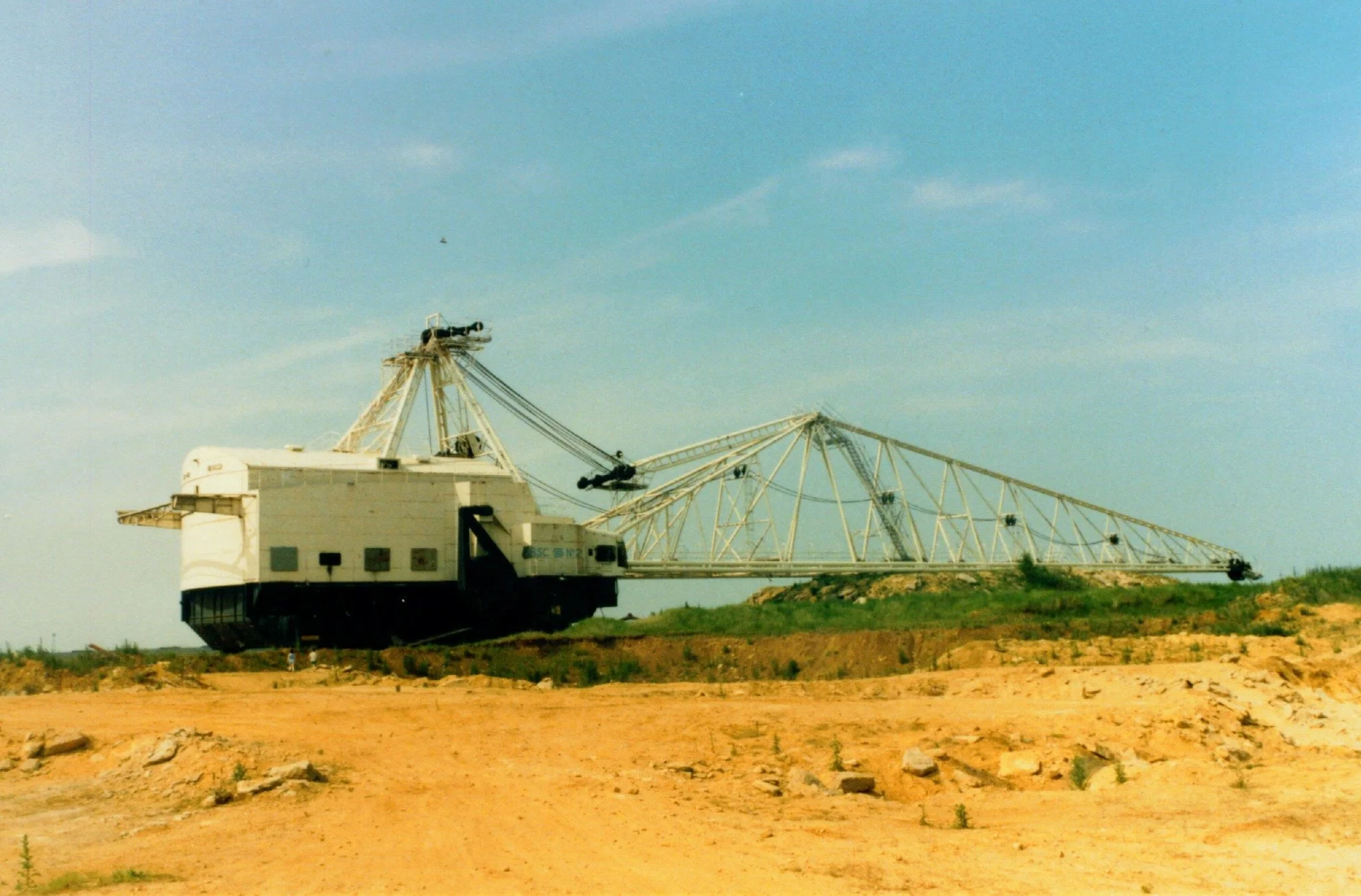 The Sundew dragline near Corby, a subject Dad loved to photograph.