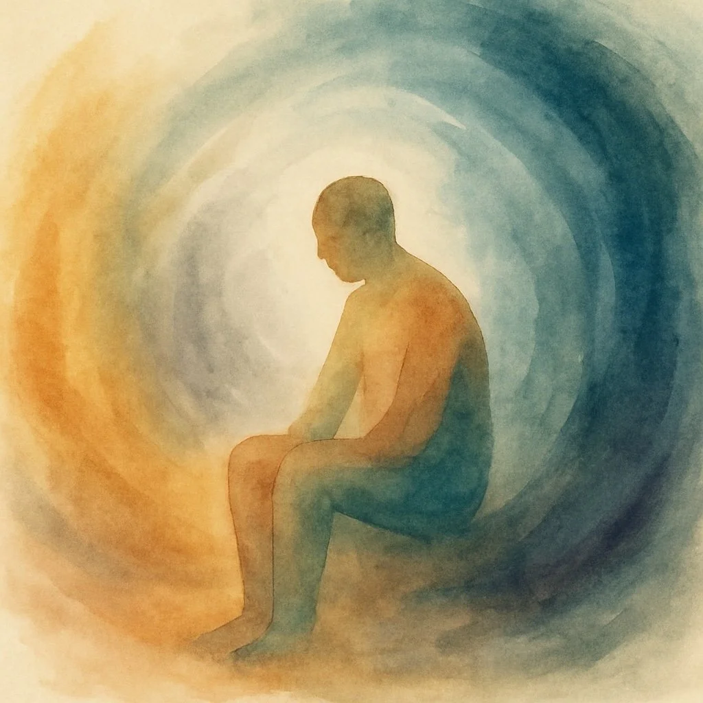 Learning to sit with uncomfortable feelings