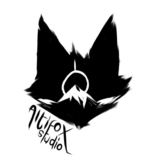 Logo représentant une montagne en surimpression dans une silouhette de renard