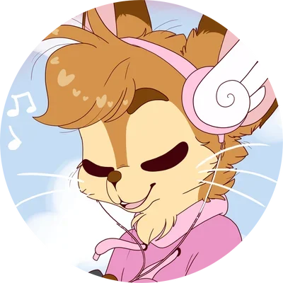 Dessin stylisé d'une souris avec un casque audio