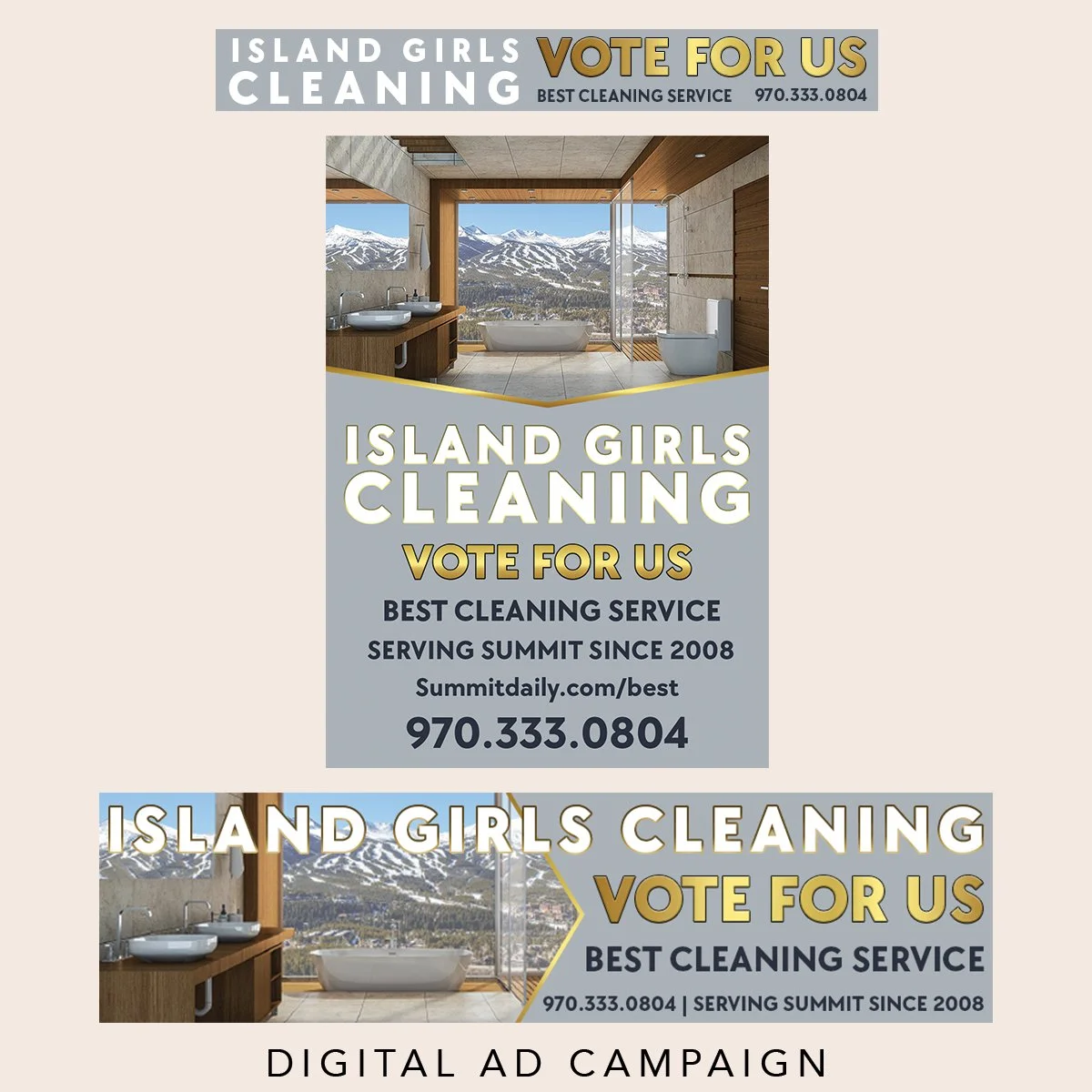 Island Girls Cleaning Ad