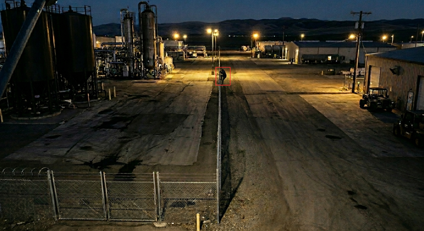Remote monitoring camera view