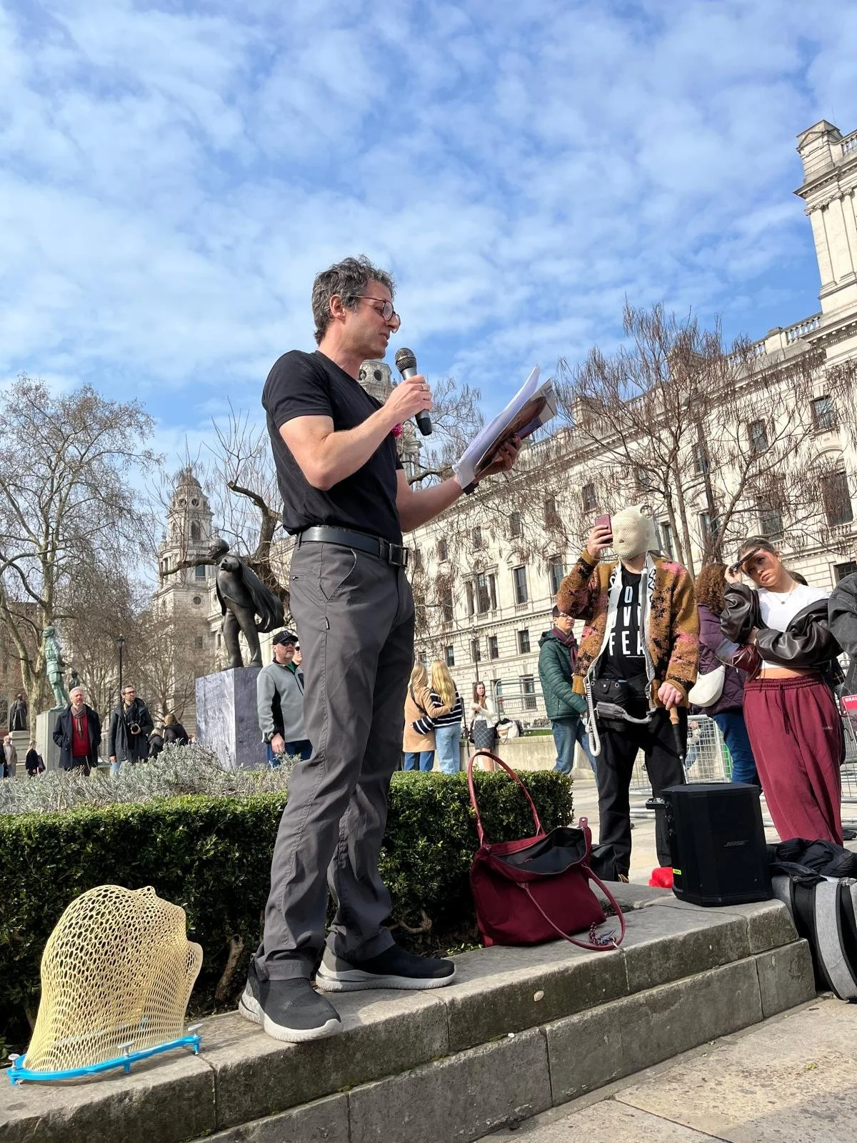 Matthew, speaking at the Rally