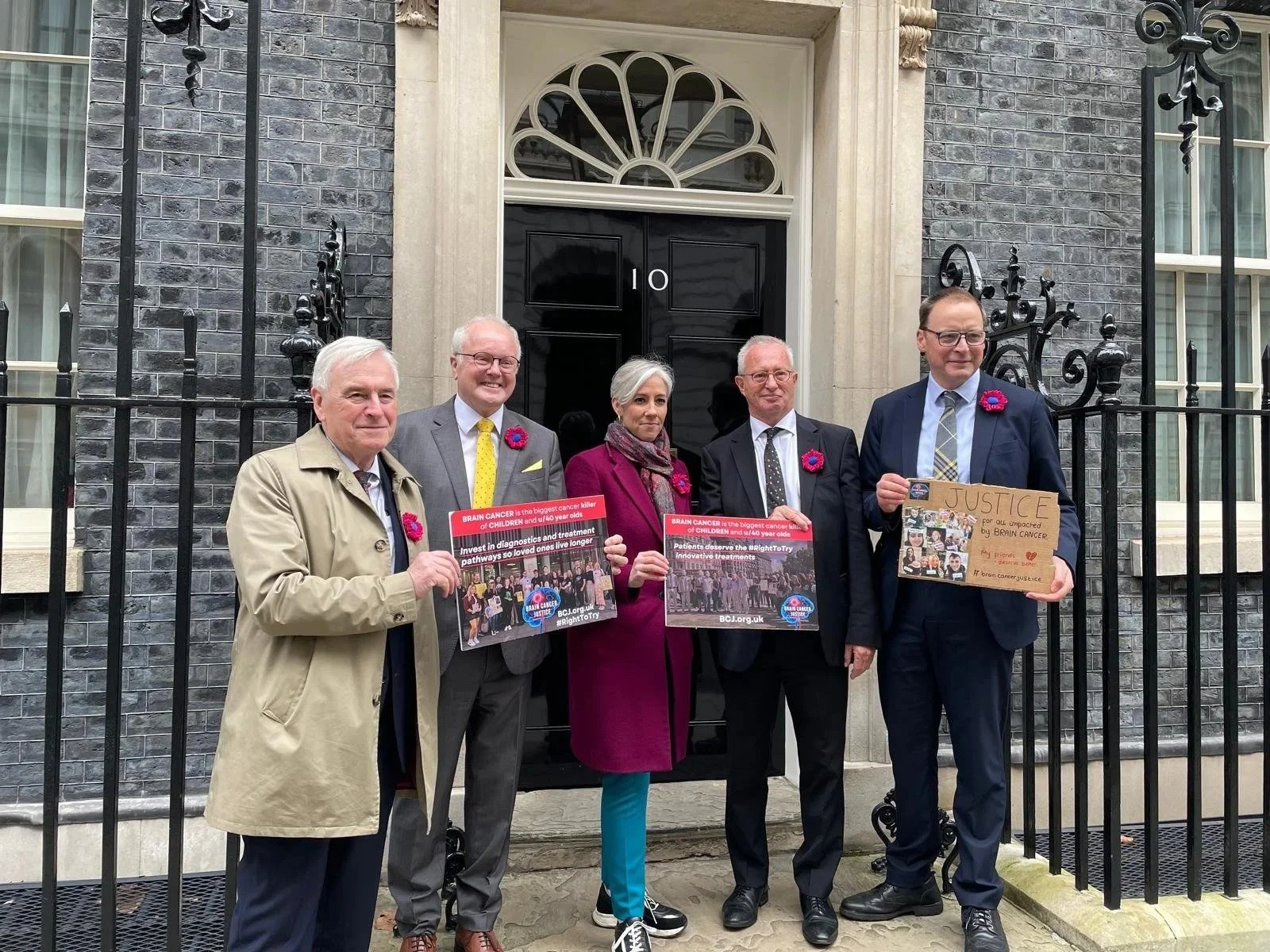 MPs and a Peer handing in the petition