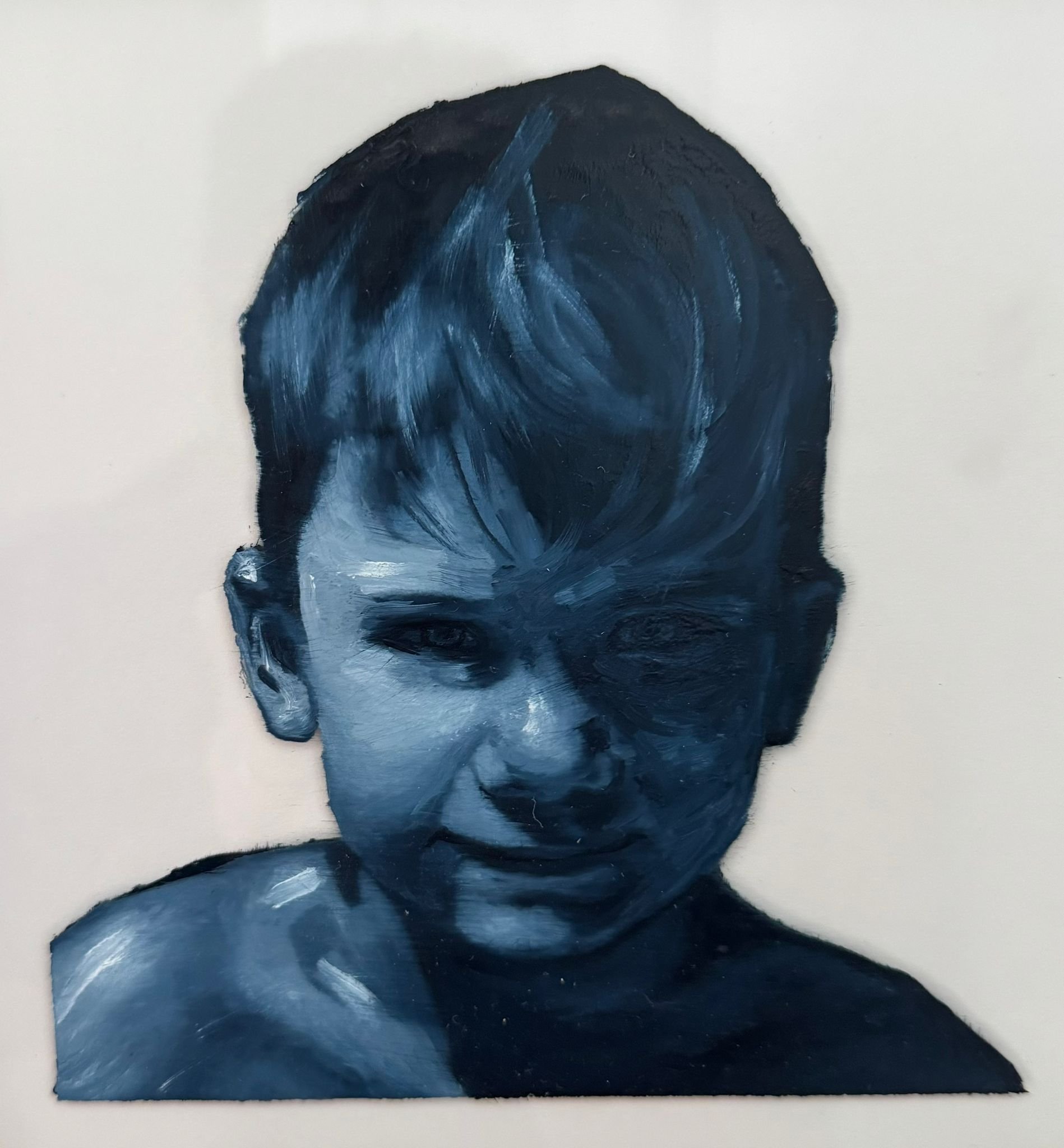 William A5 oil on glass