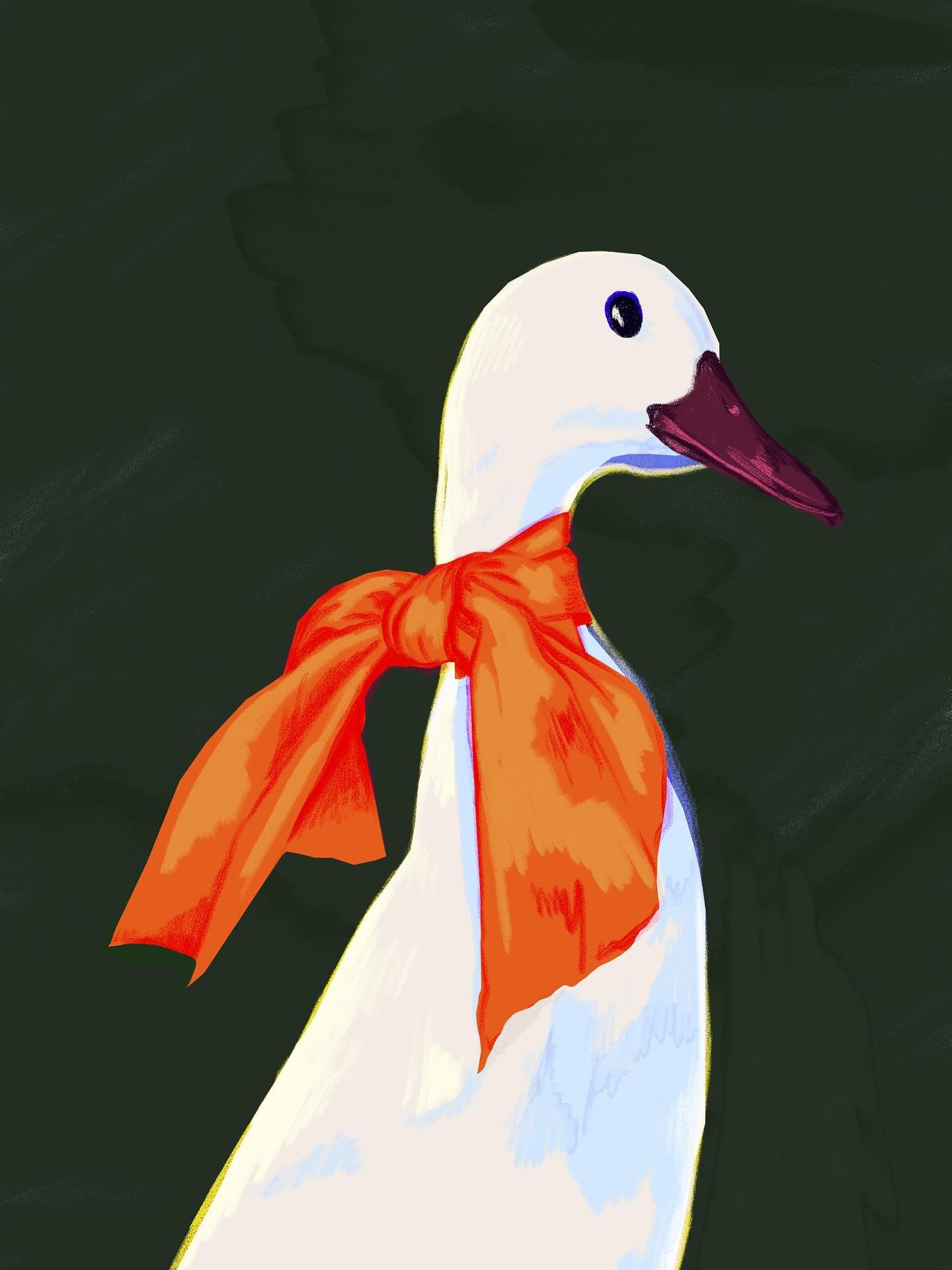 j'essaye de corriger mes mauvaises habitudes du coup je vais essayer de publier (un peu) plus r&eacute;guli&egrave;rement 

bref, en attendant de vrais posts voil&agrave; une oie un peu fancy 🪿🎀 comme quoi faut pas trop se prendre la t&ecirc;te par