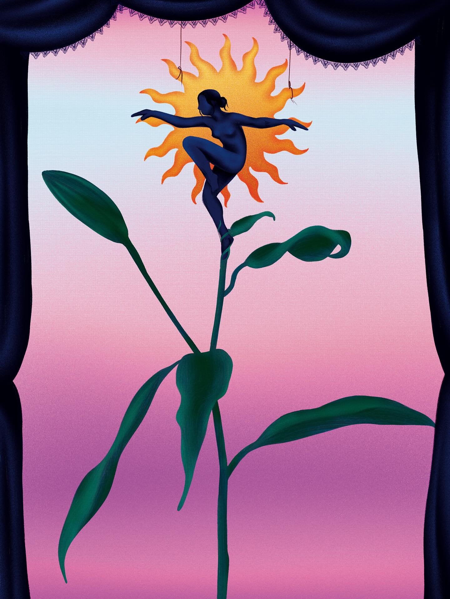 pardonnez-moi mais dans les jours &agrave; venir je vais dump toutes les illus de 2025 avant qu'il ne soit trop trop tard, du coup j'ouvre le bal avec cette illustration du premier num&eacute;ro du Print Lovers Club 🌞🌷

j'ai r&eacute;cemment pu fai