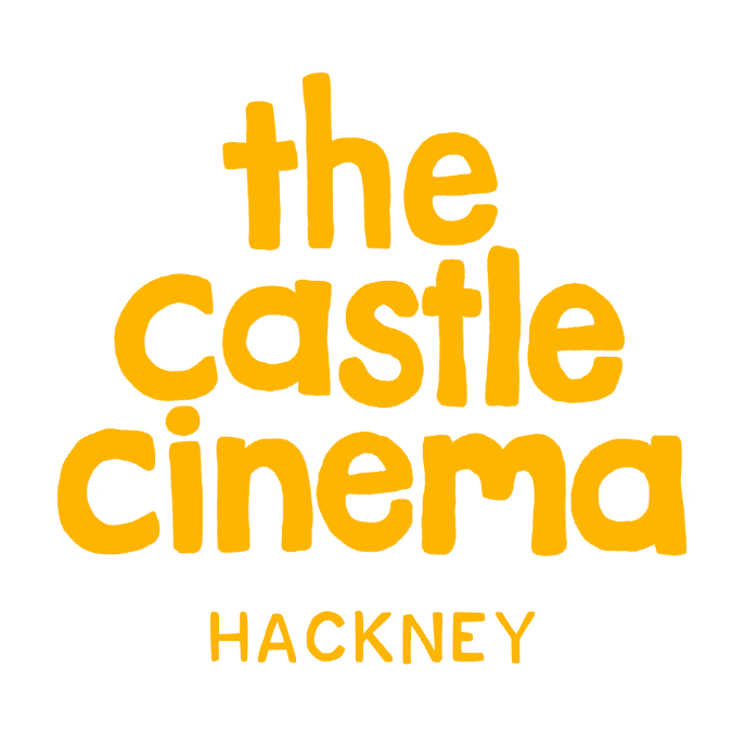 The image shows the castle cinema logo in orange writing
