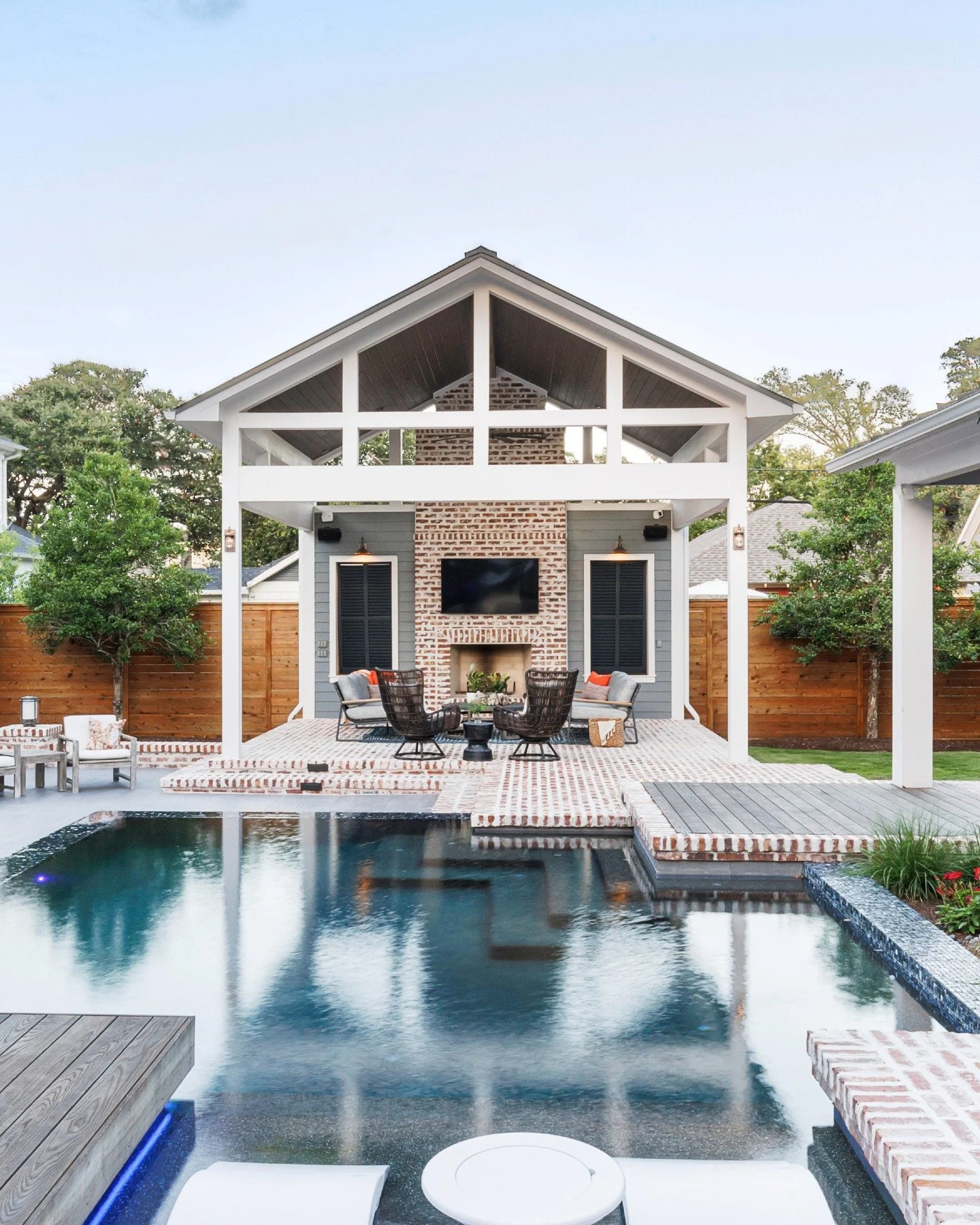 Your dream home doesn&rsquo;t stop inside. ☀️

For some families, it&rsquo;s the pool that keeps the kids outside all summer. For others, it&rsquo;s a covered patio with a fireplace and TV where everyone gathers on fall game days.

Because when you i