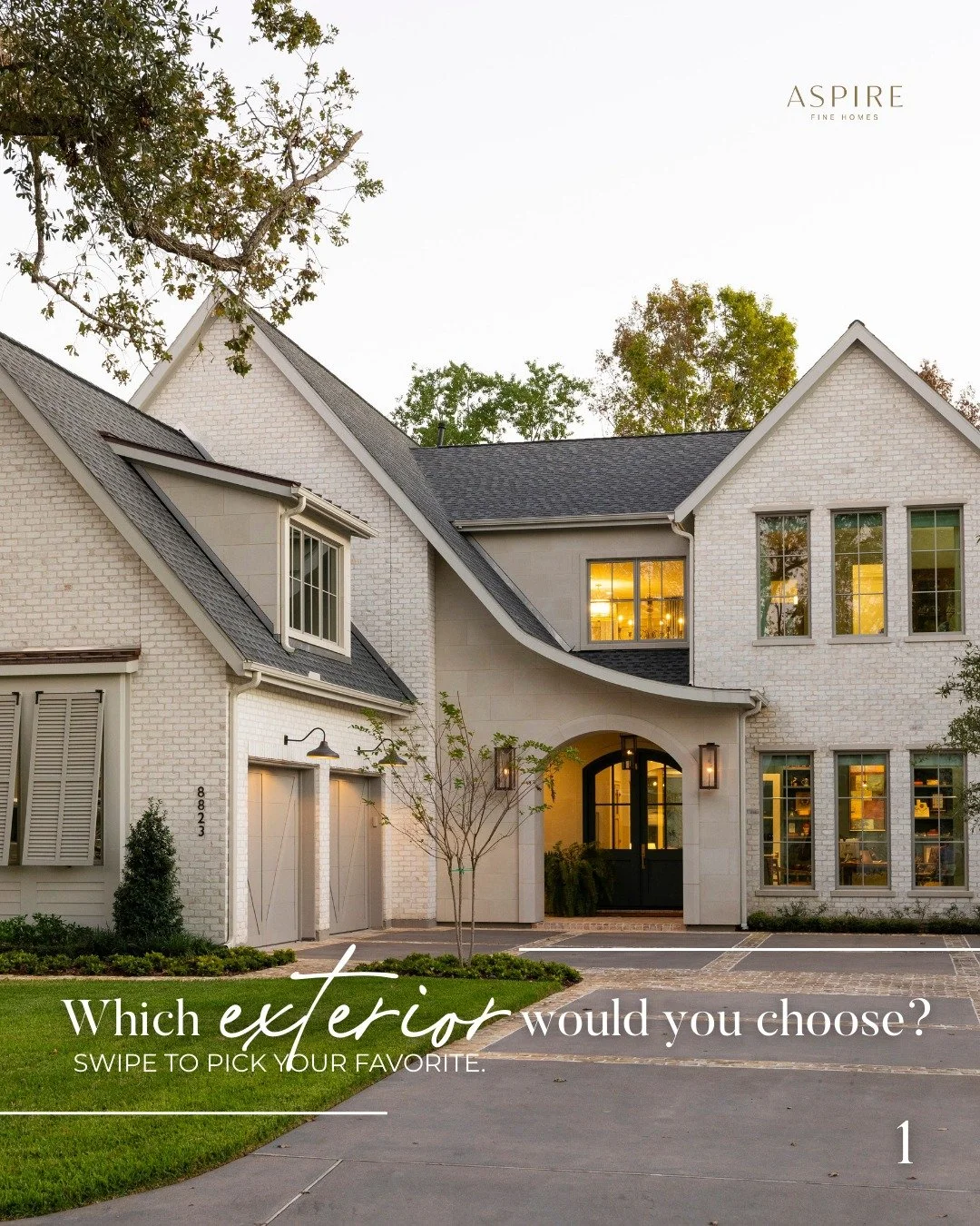 Which exterior would you choose? 👀 Send this to a friend and see if they know your style as well as they think they do.

(And yes, there is a right answer&hellip; it&rsquo;s the one you&rsquo;ll be coming home to every day.)