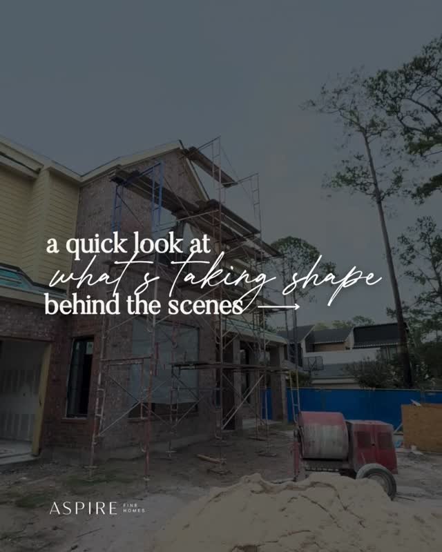 Watching a home come together never gets old There&rsquo;s something about this stage.. when framing becomes rooms, selections become reality, and you can actually imagine morning routines and holiday gatherings taking place. That reminds us why the 